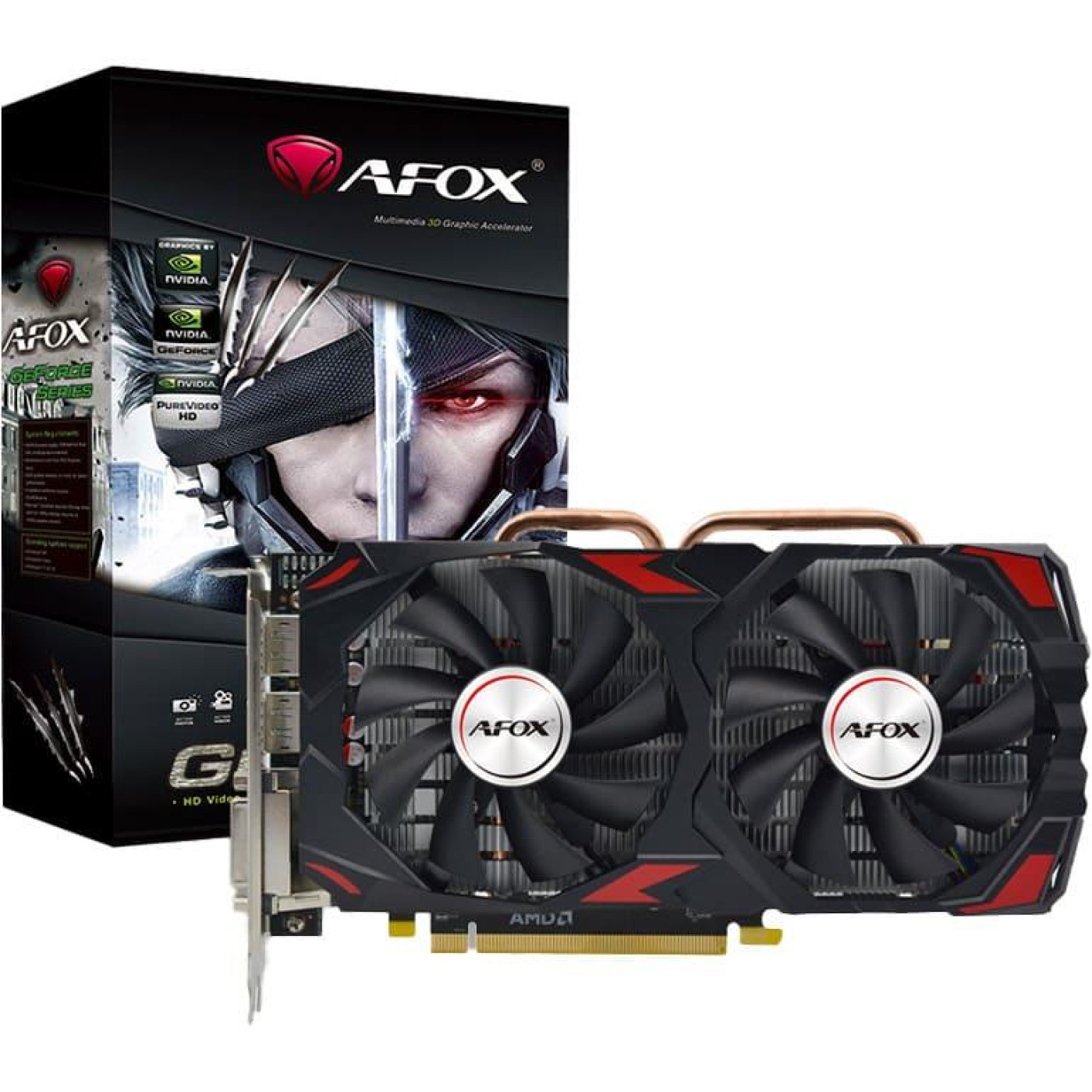 Видеокарта Afox AMD Radeon RX 570 8Gb (AFRX570-8192D5H3-V3) (GDDR5, 256 bit, PCI-E 3.0 x16) U1
