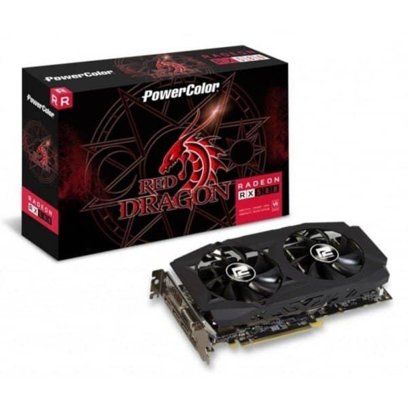 Відеокарта PowerColor AMD Radeon RX 580 4GB Red Dragon (AXRX 580 4GBD5-3DHDV2/OC) (GDDR5, 256 bit, PCI-E 3.0 x16) Б/в