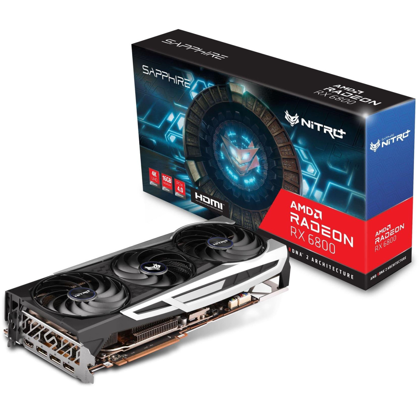 Відеокарта AMD Radeon Sapphire RX 6800 16Gb Nitro+ (11305-01) ( Б/в