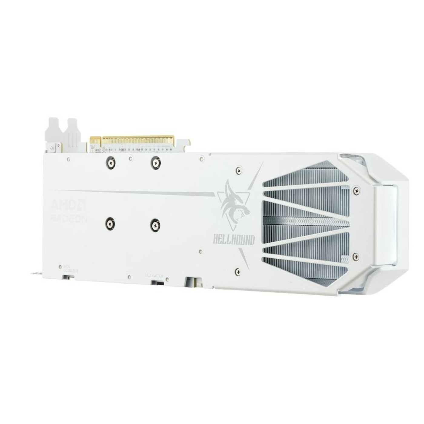 Відеокарта PowerColor AMD Radeon RX 9060 XT 16GB Hellhound Spectral White (RX9060XT 16G-L/OC/WHITE) (GDDR6, 128 bit, PCI-E v5.0 x16)