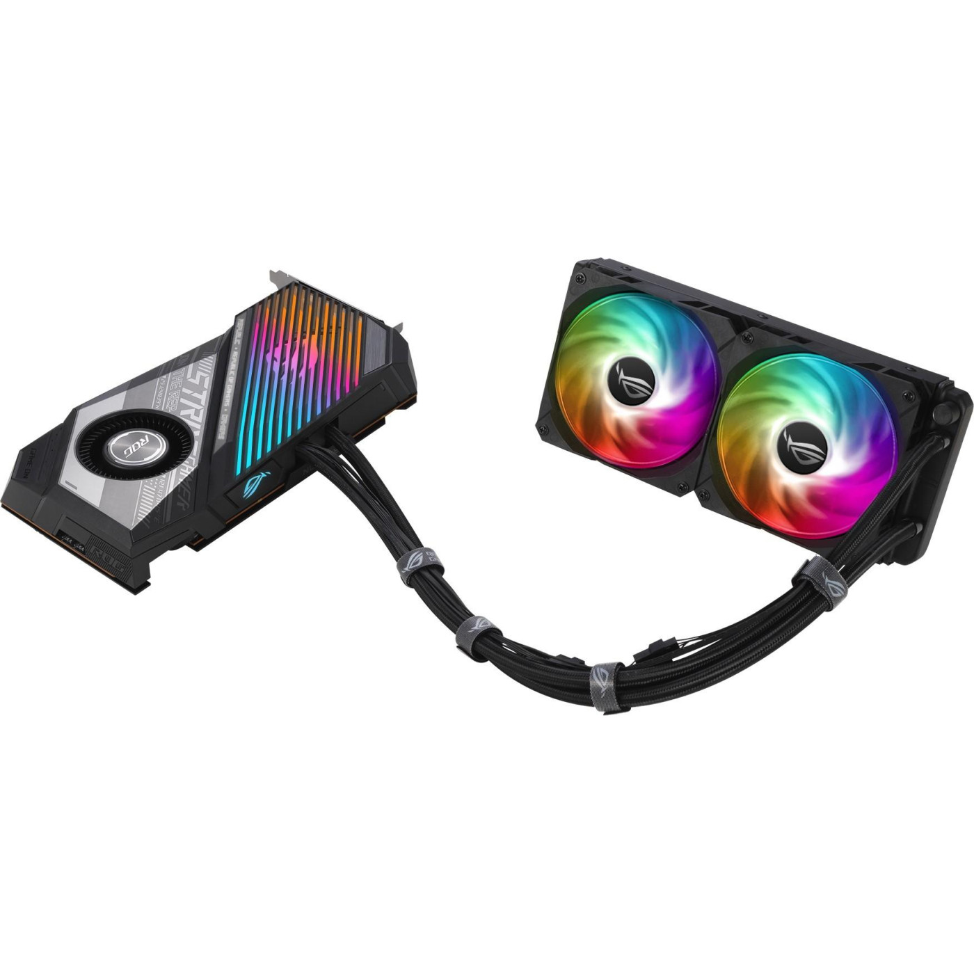 Видеокарта ASUS AMD Radeon RX 6900 XT 16GB LC ROG Strix Gaming TOP Edition (ROG-STRIX-LC-RX6900XT-T16G-GAMING) (GDDR6, 256 bit, PCI-E v4.0) Б/у