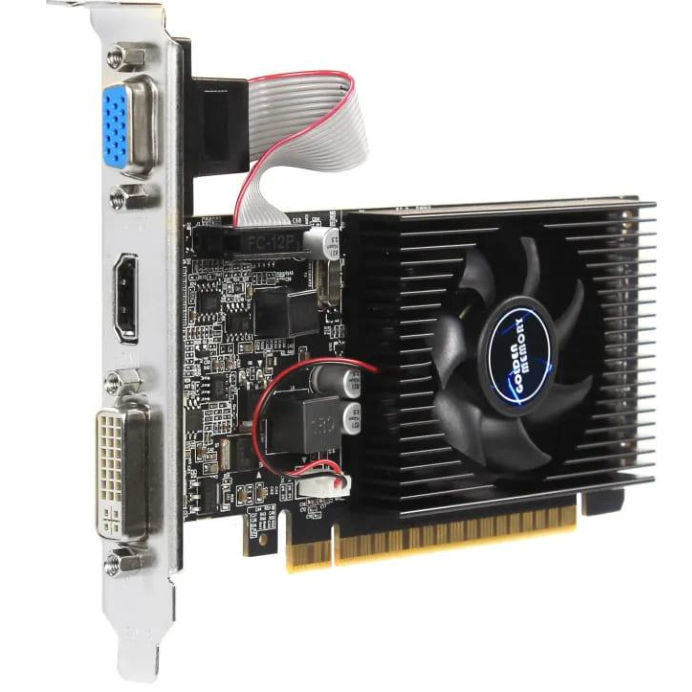 Видеокарта Golden Memory AMD Radeon R5 220 2Gb DDR3 HDMI/DVI/VGA (R52202GD364bit) (GDDR3, 64 bit, PCI-E v2.1)
