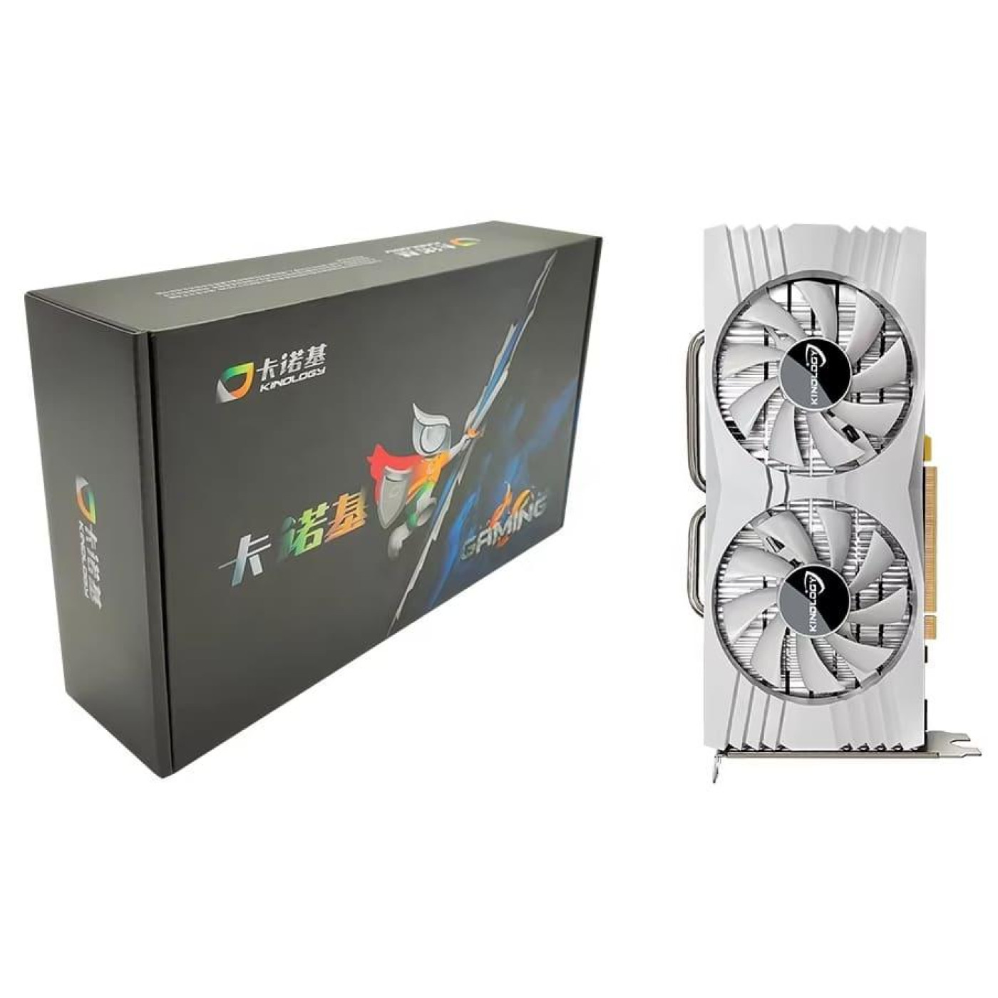 Відеокарта Kinology AMD Radeon RX 580 8Gb White (KINOLOGY-RX580-2048SP-8G-WHITE) (GDDR5, 256 bit, PCI-E 3.0 x16) Б/в