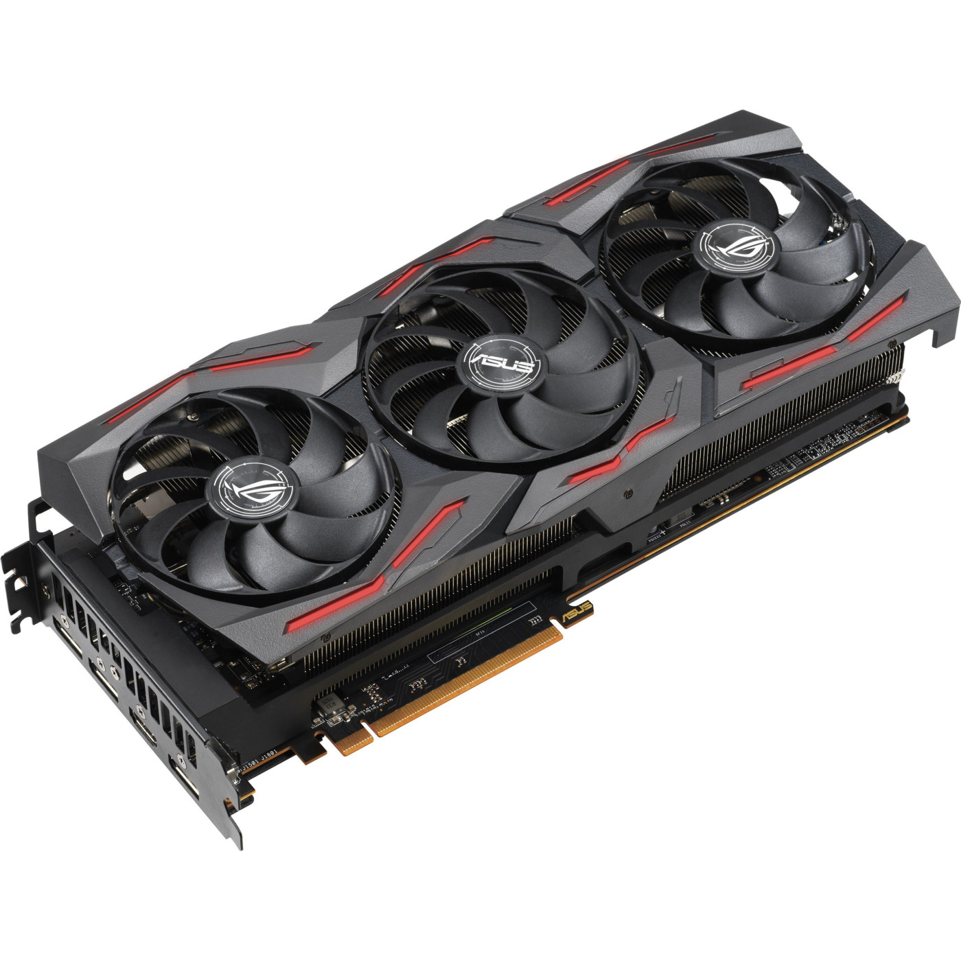 Видеокарта ASUS AMD Radeon RX 5700 XT 8Gb ROG Strix Gaming OC (ROG-STRIX-RX5700XT-O8G-Gaming) (GDDR6, 256 bit, PCI-E v4.0 x16) Б/у