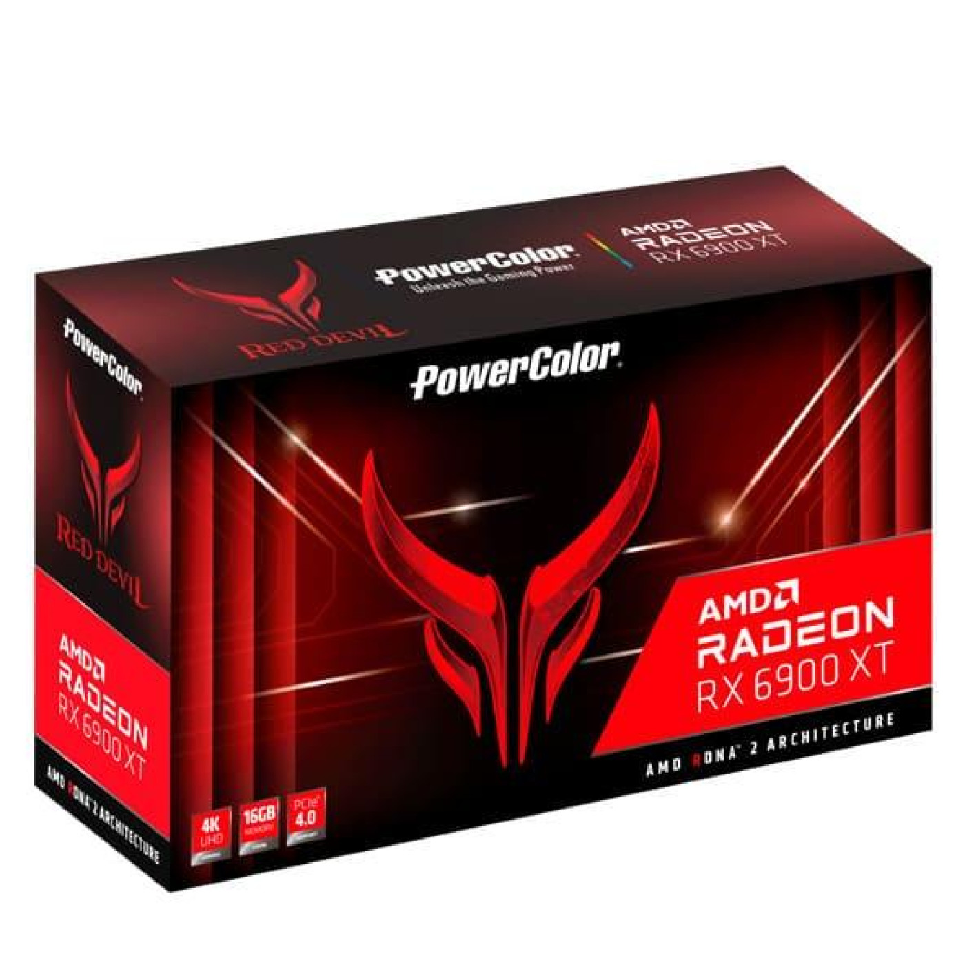 Видеокарта PowerColor AMD Radeon RX 6900 XT 16Gb Red Devil (AXRX 6900XT 16GBD6-3DHE/OC) (GDDR6, 256 bit, PCI-E v4.0) Б/у,U1