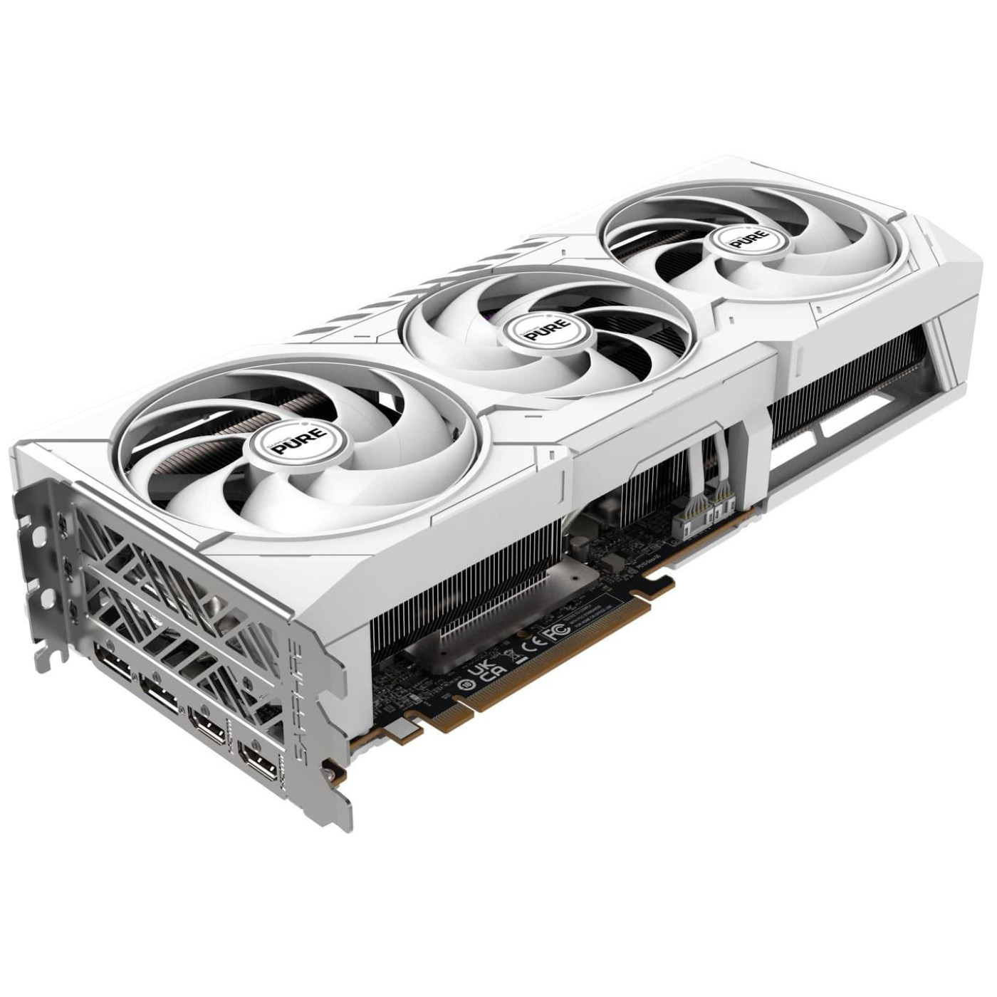 Видеокарта Sapphire AMD Radeon RX 9070 XT 16GB PURE Gaming OC (11348-02-20G) (GDDR6, 256 bit, PCI-E v5.0 x16)