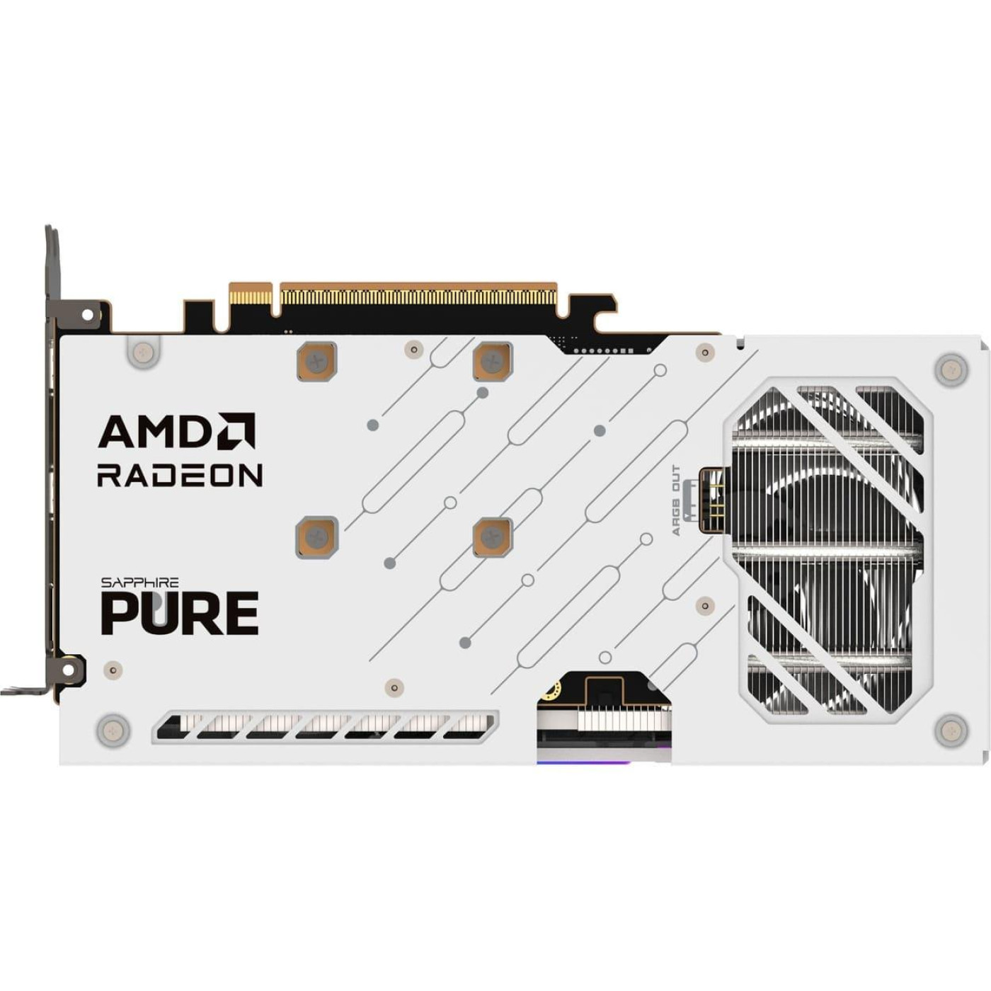 Відеокарта Sapphire AMD Radeon RX 9060 XT 16GB PURE (11350-02-20G) (GDDR6, 128 bit, PCI-E v5.0 x16)