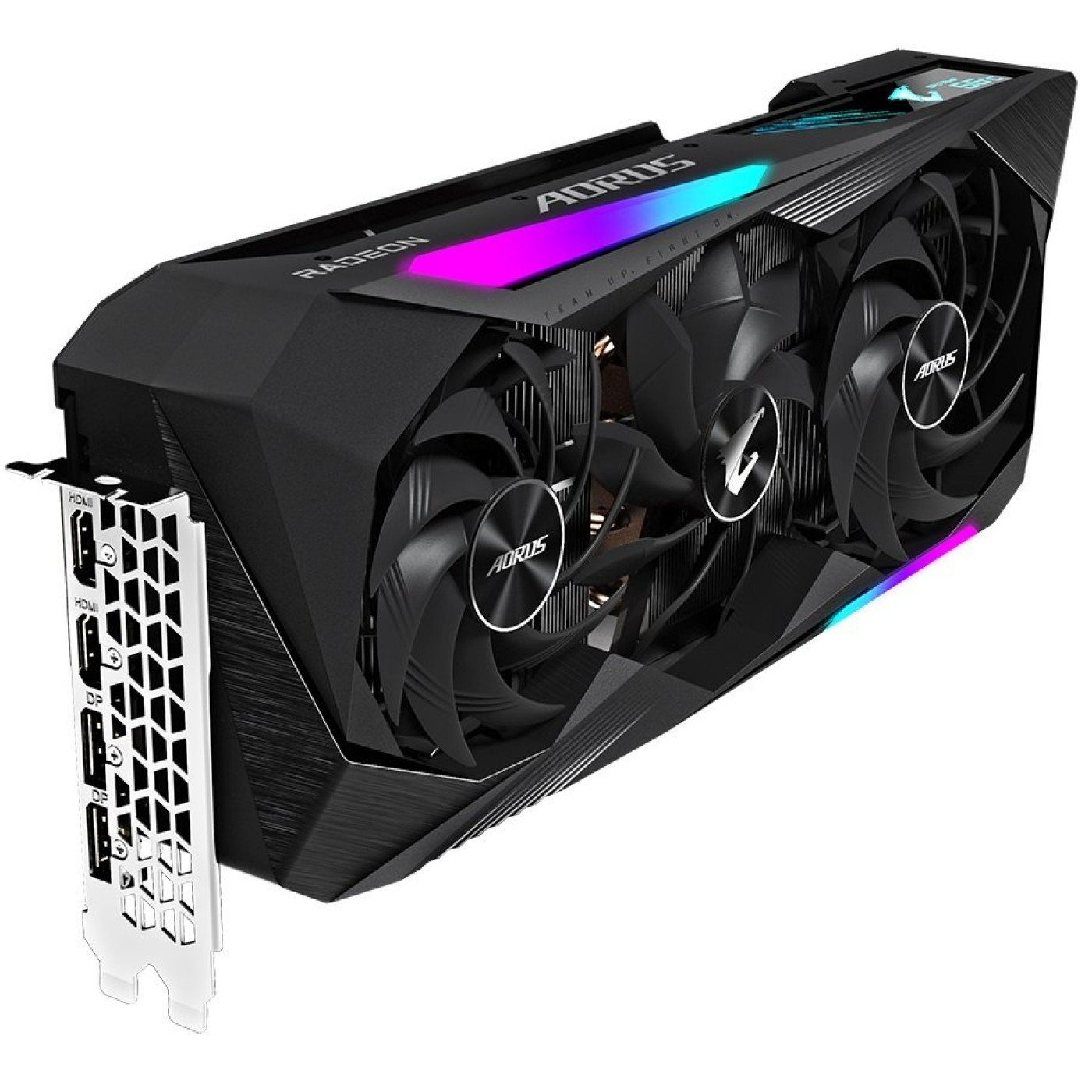 Видеокарта Gigabyte AMD Radeon RX 6900 XT 16Gb Aorus ( GV-R69XTAORUS M-16GD) (GV-R69XTAORUS M-16GD) (GDDR6, 256 bit, PCI-E 4.0 x16) Б/у