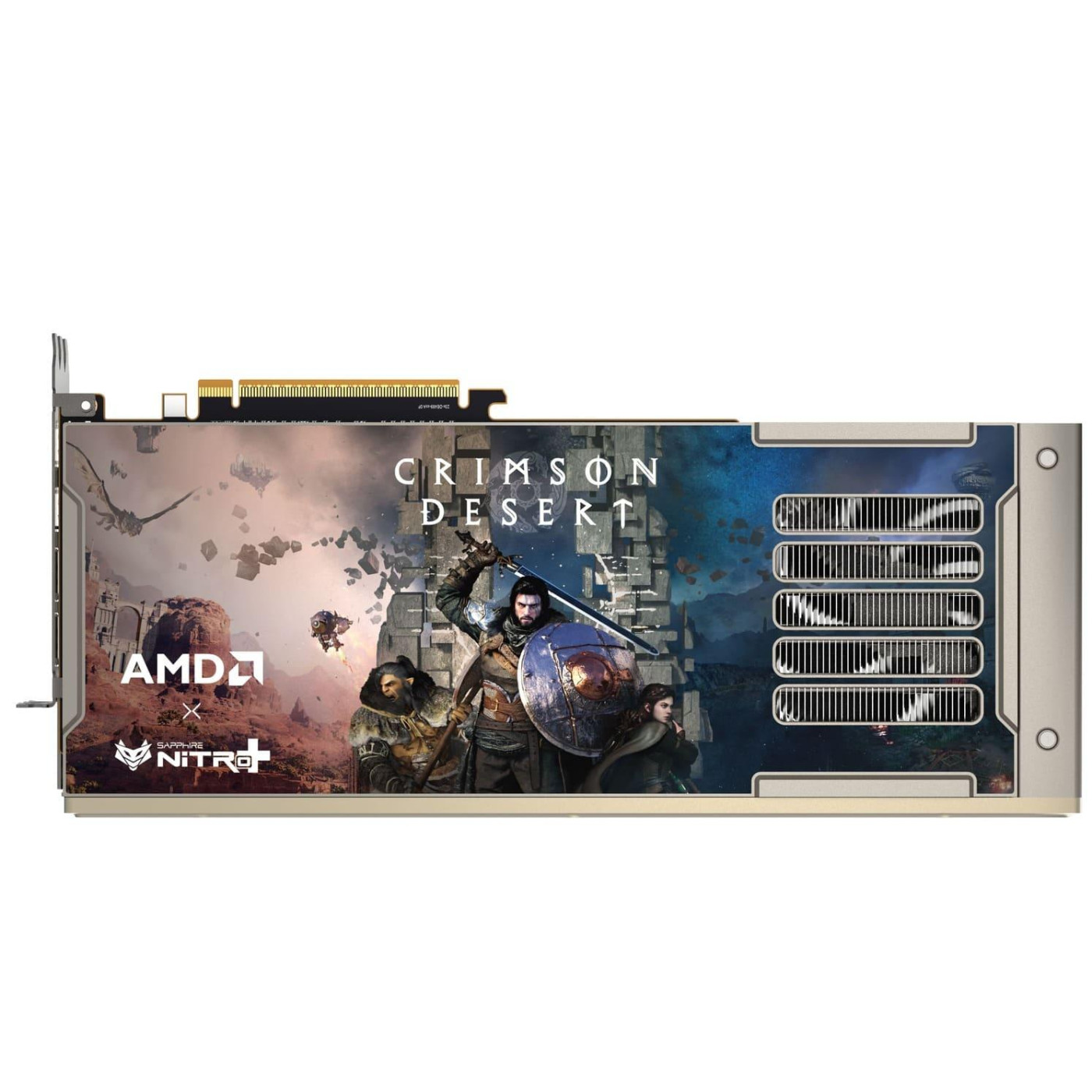 Відеокарта Sapphire AMD Radeon RX 9070 XT 16GB Nitro+ CRIMSON DESERT EDITION Gaming OC (11348-10-20G) (GDDR6, 256 bit, PCI-E v5.0 x16)
