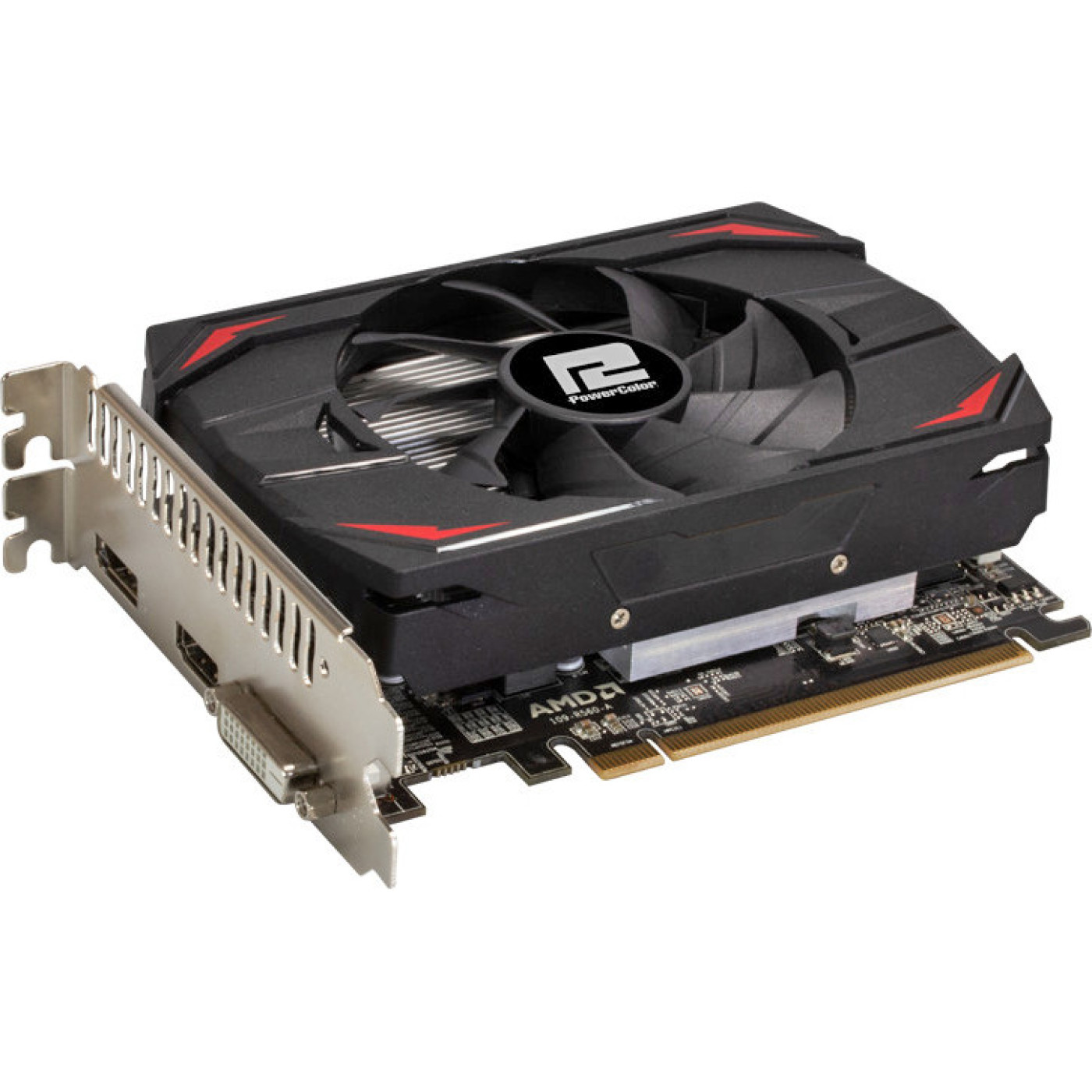 Видеокарта PowerColor AMD Radeon RX 550 4GB Red Dragon (AXRX 550 4GBD5-DH) (GDDR5, 128 bit, PCI-E 3.0 x16) Б/у