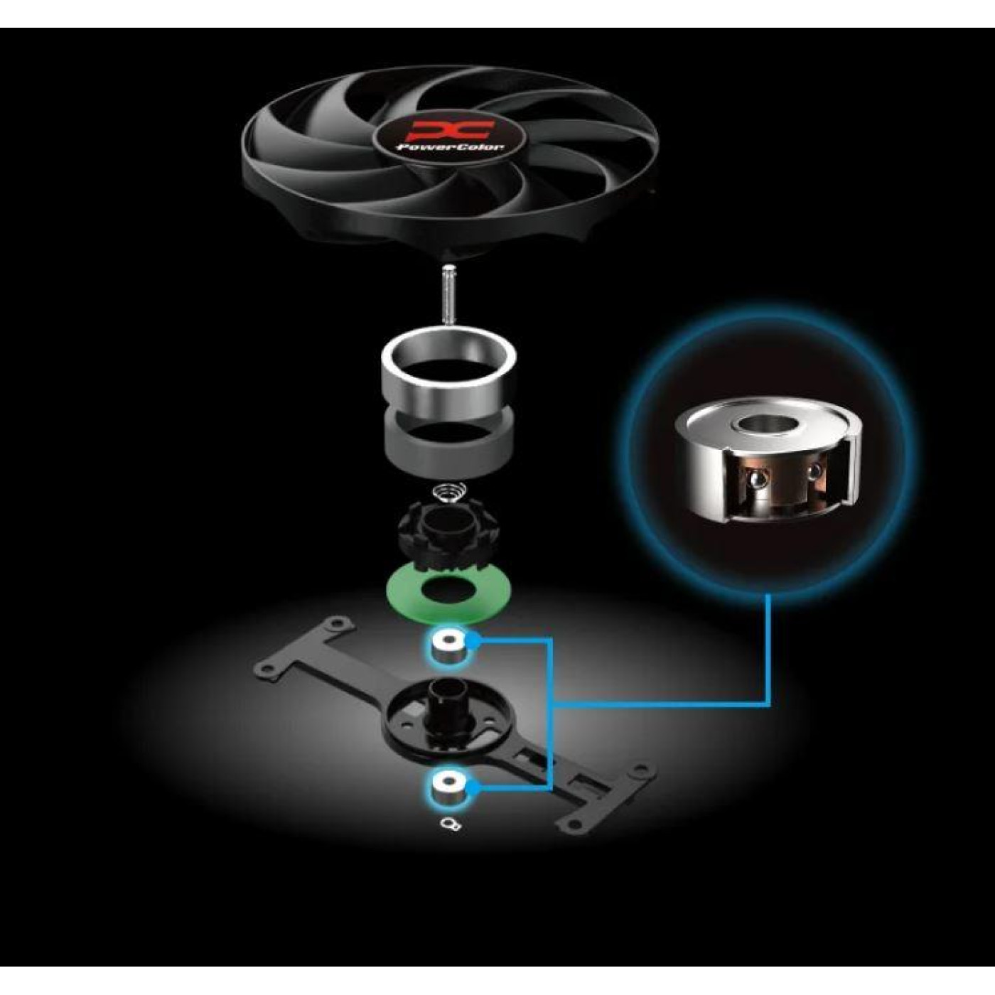 Відеокарта PowerColor AMD Radeon RX 9070 XT 16GB Reaper (RX9070XT 16G-A) (RX 9070 XT 16G-A) (GDDR6, 256 bit, PCI-E v5.0 x16)