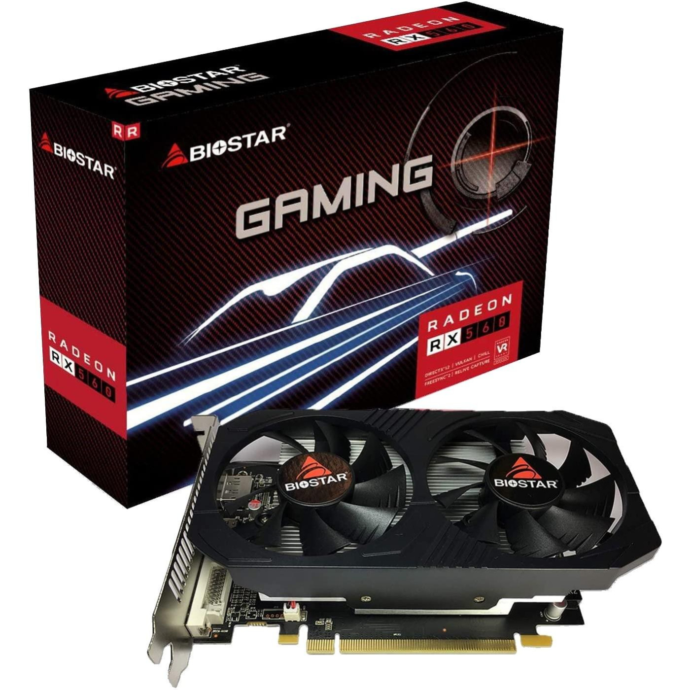 Відеокарта AMD Radeon Biostar RX 560 4GB (VA5615RF41-TBHRA-BS2) ( Б/в