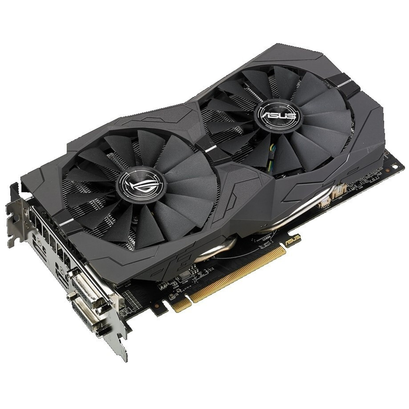 Видеокарта ASUS AMD Radeon RX 570 4Gb Strix OC (ROG-STRIX-RX570-O4G-GAMING) (GDDR5, 256 bit, PCI-E 3.0 x16) Б/у