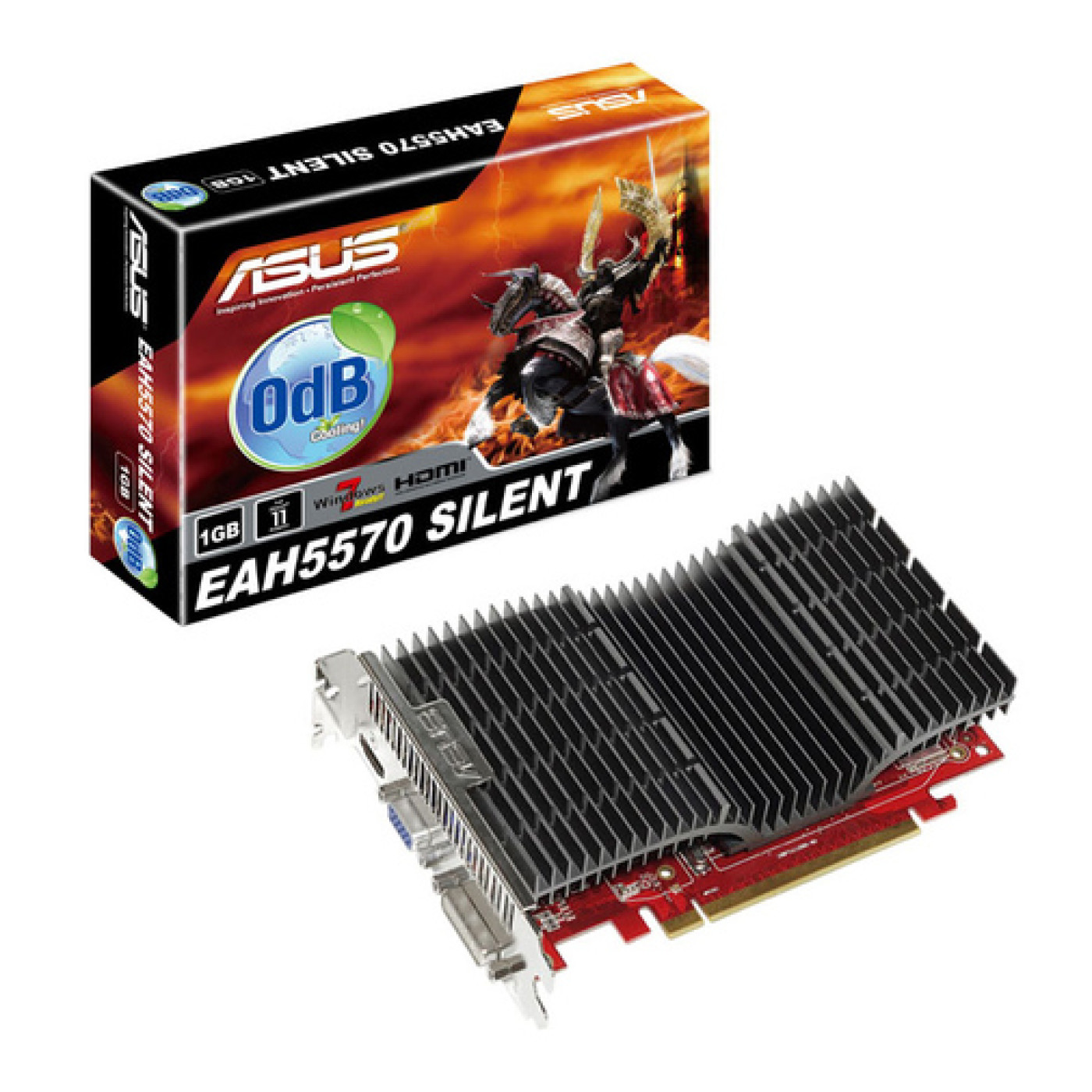 Видеокарта ASUS AMD Radeon HD 5570 1Gb (EAH5570 SILENT/DI/1GD2)) (GDDR2, 128 bit, PCI-E 3.0 x16)