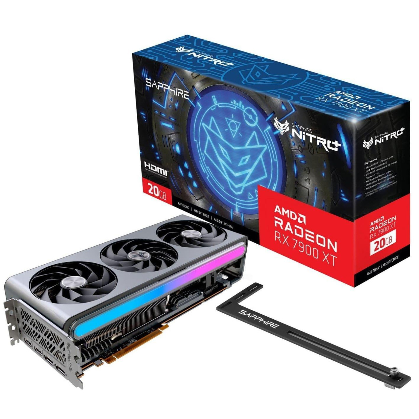 Відеокарта Sapphire AMD Radeon RX 7900 XT 20GB Nitro+ (11323-01-40G) (11323-99-90G) (GDDR6, 320 bit, PCI-E v4.0 x16) FR