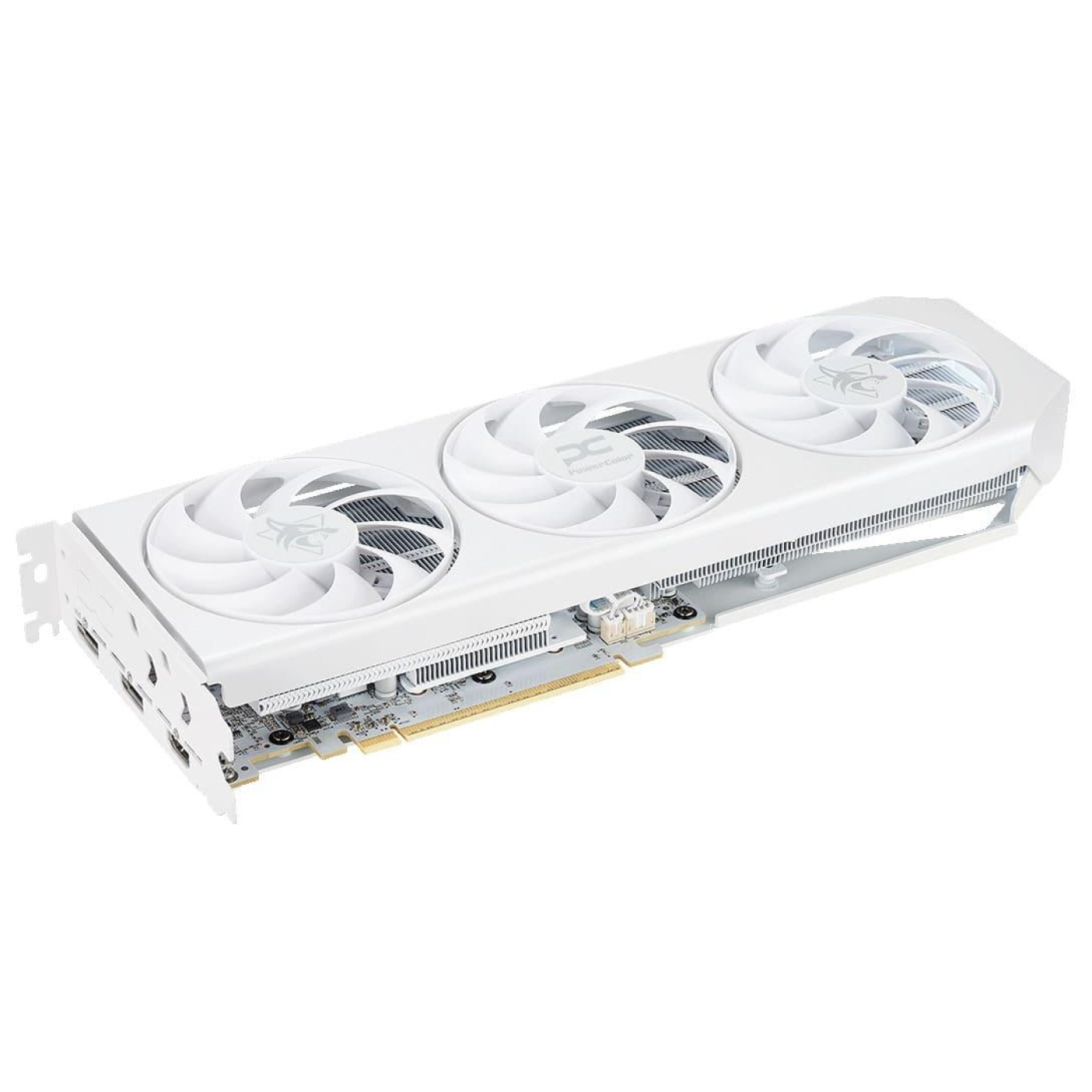 Відеокарта PowerColor AMD Radeon RX 9060 XT 16GB Hellhound Spectral White (RX9060XT 16G-L/OC/WHITE) (GDDR6, 128 bit, PCI-E v5.0 x16)