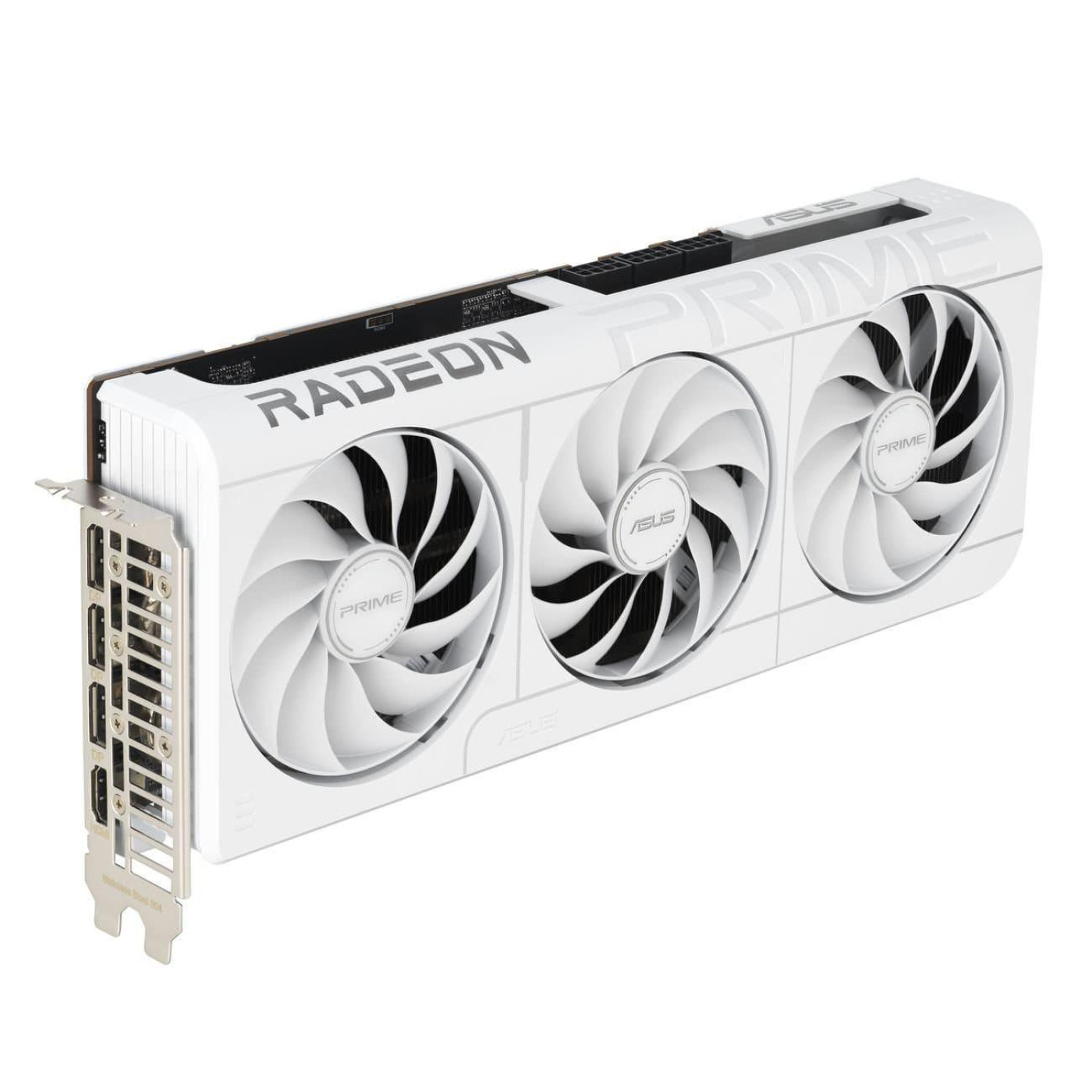 Відеокарта ASUS AMD Radeon RX 9070 XT 16GB Prime OC WHITE (PRIME-RX9070XT-O16G-WHITE) (GDDR6, 256 bit, PCI-E v5.0 x16)