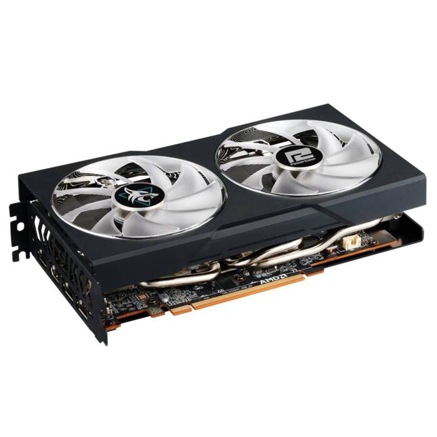 Видеокарта PowerColor AMD Radeon RX 6650 XT 8GB Hellhound OC (AXRX 6650XT 8GBD6-3DHL/OC) (GDDR6, 128 bit, PCI-E v4.0 x8) Б/у