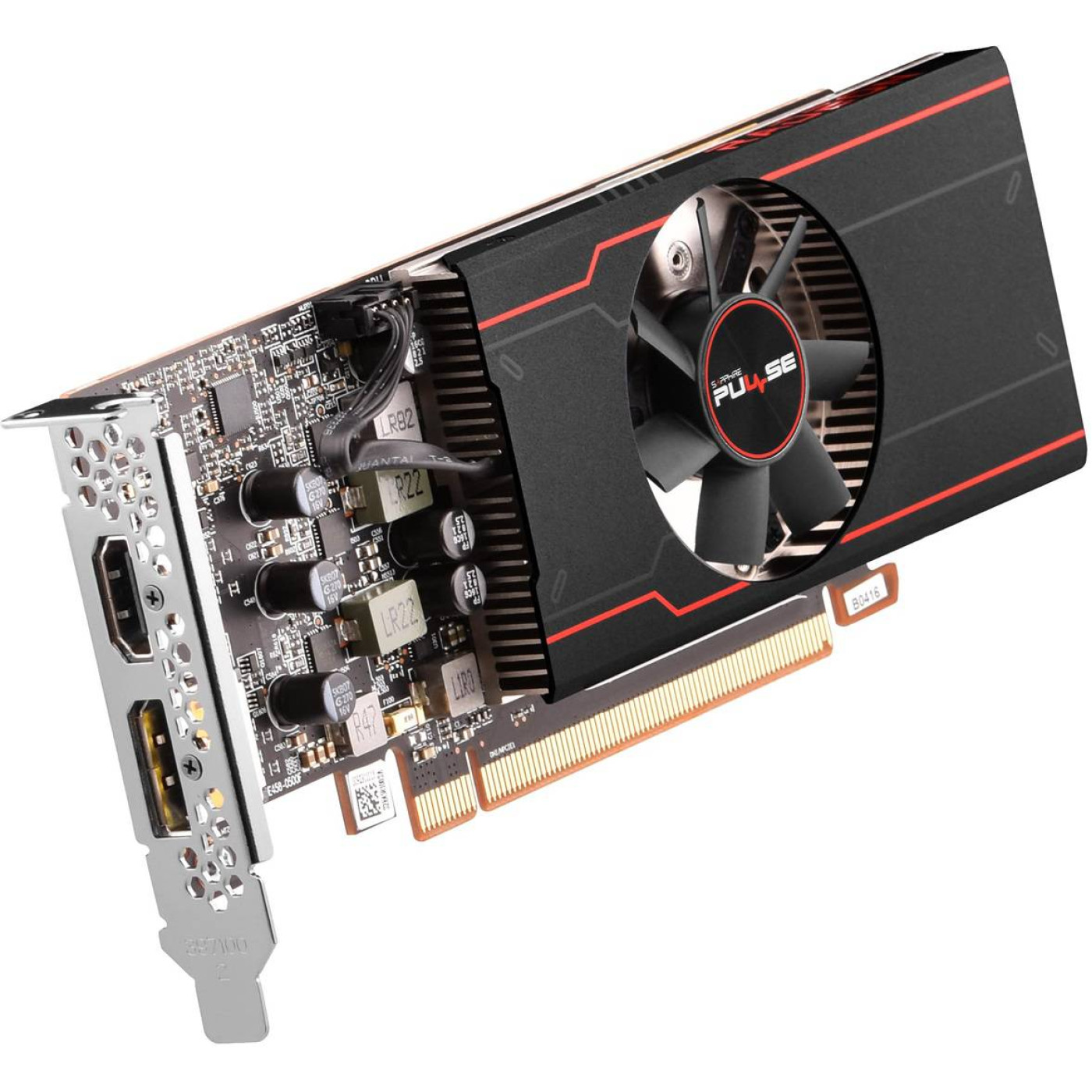 Відеокарта Sapphire AMD Radeon RX 6400 4GB Pulse (11315-99-90G) (11315-01-20G) (GDDR6, 64 bit, PCI-E v4.0 x4) FR