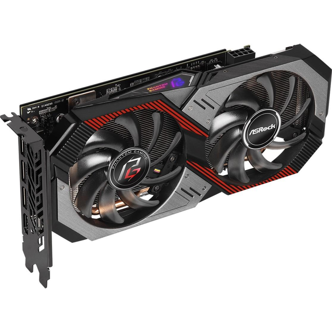 Відеокарта AsRock AMD Radeon RX 5500 XT 8Gb Phantom Gaming D OC (RX5500XT PGD 8GO) (GDDR6, 128 bit, PCI-E v4.0 x8) Б/в