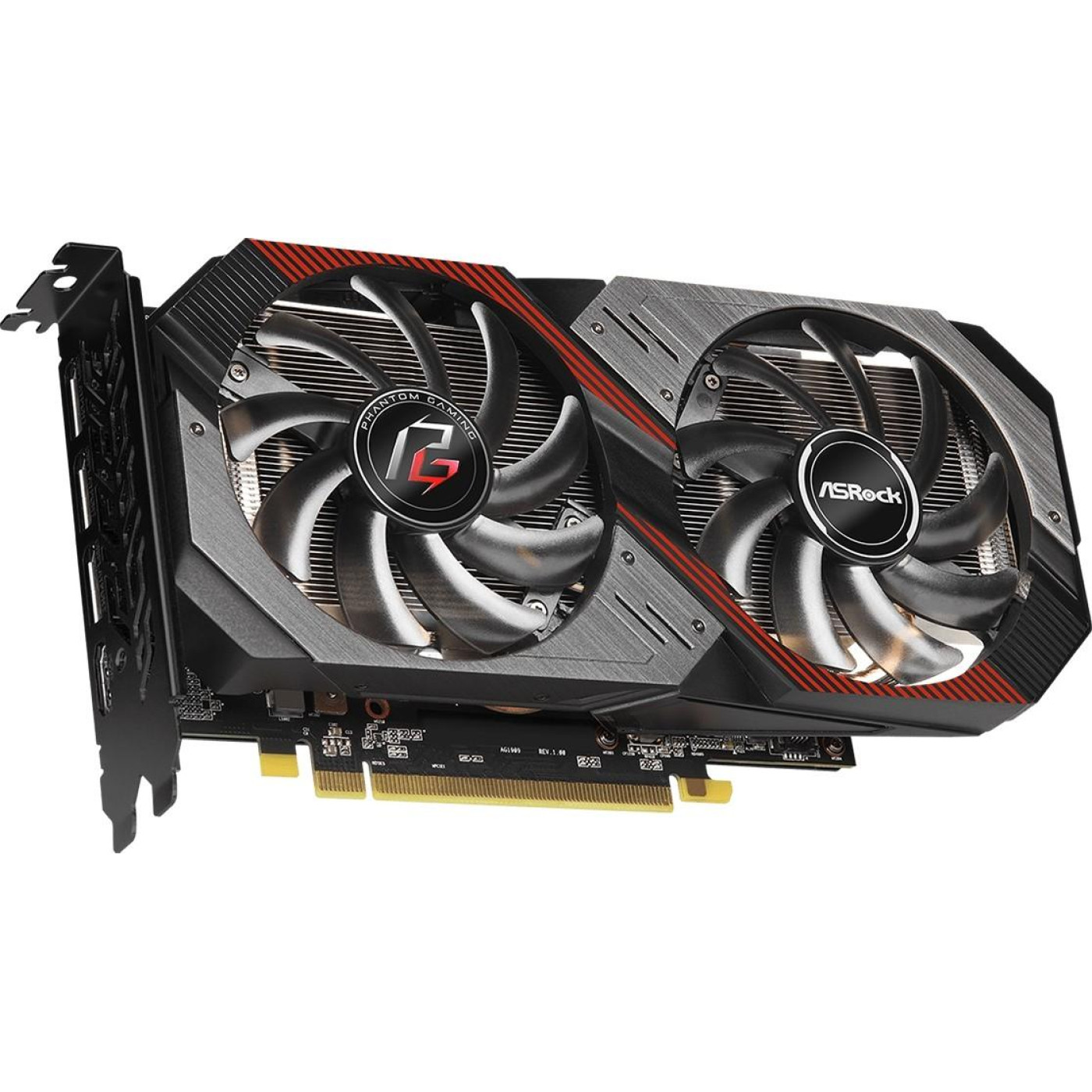 Відеокарта AsRock AMD Radeon RX 5500 XT 8Gb Phantom Gaming D OC (RX5500XT PGD 8GO) (GDDR6, 128 bit, PCI-E v4.0 x8) Б/в