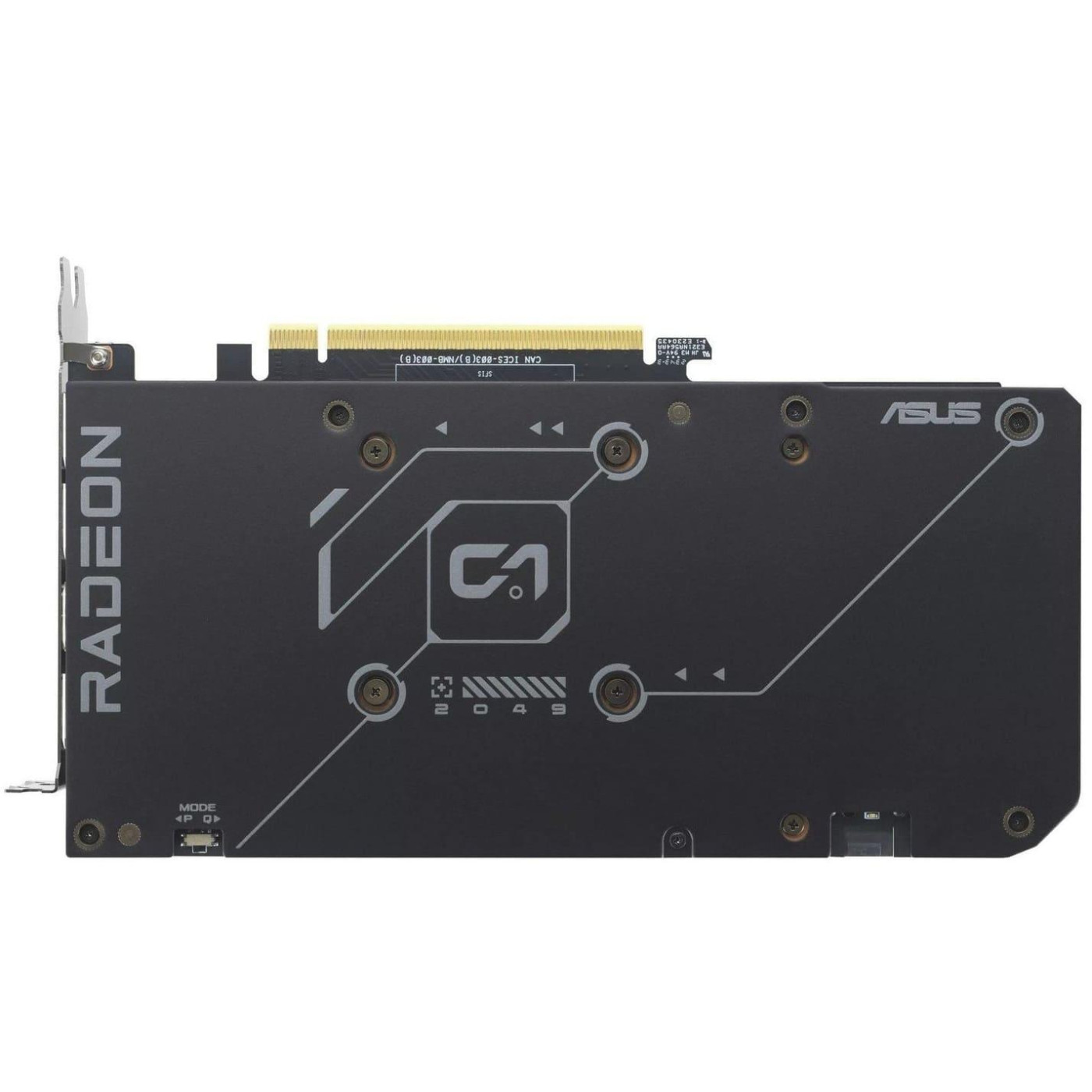 Видеокарта ASUS AMD Radeon RX 7600 XT 16GB DUAL OC (DUAL-RX7600XT-O16G) (GDDR6, 128 bit, PCI-E v4.0 x8)