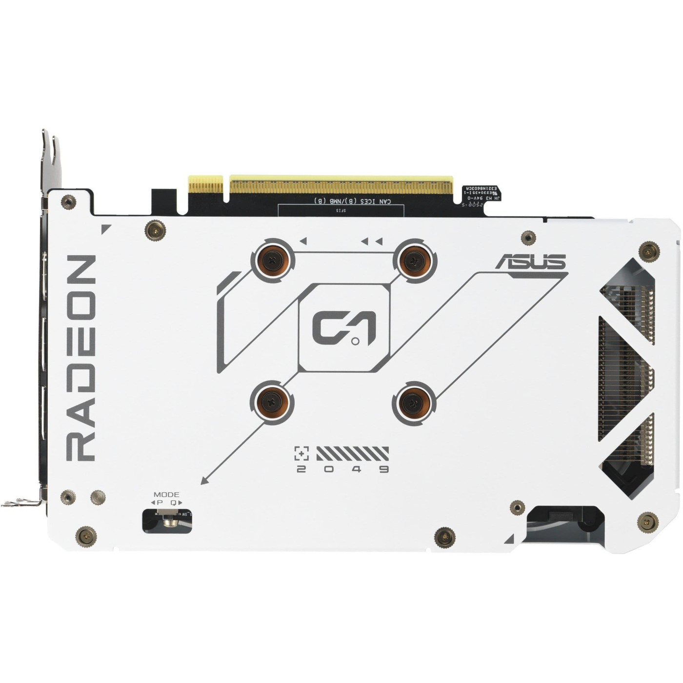 Відеокарта ASUS AMD Radeon RX 9060 XT 16GB Dual White (DUAL-RX9060XT-16G-WHITE) (GDDR6, 128 bit, PCI-E v5.0 x16)