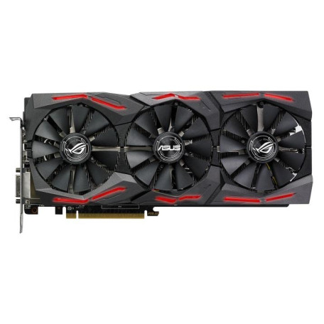 Відеокарта ASUS AMD Radeon RX 580 8Gb ROG Strix OC (ROG-STRIX-RX580-O8G-GAMING) (GDDR5, 256 bit, PCI-E v3.0) Б/в