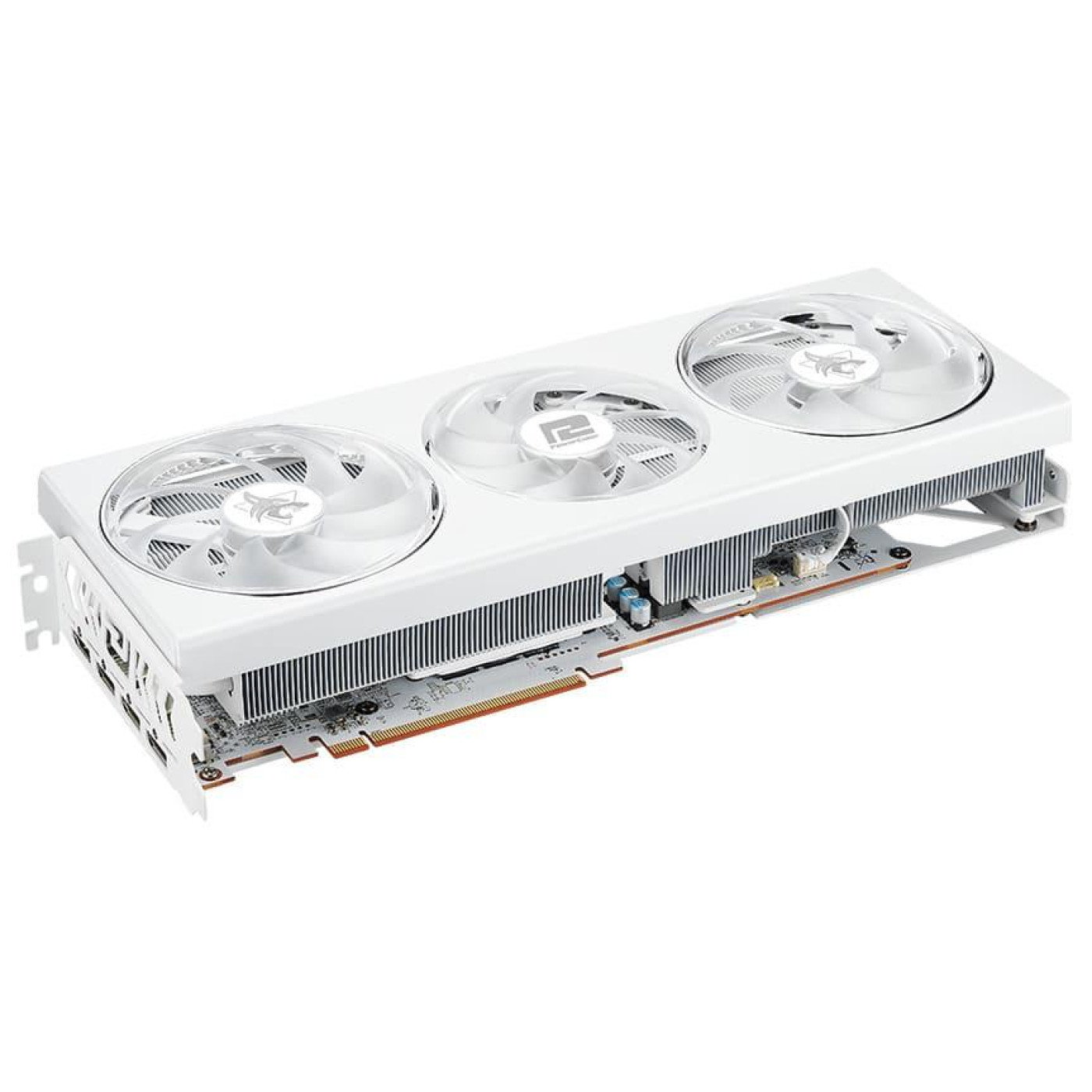 Видеокарта PowerColor AMD Radeon RX 7800 XT 16GB Hellhound Spectral White (RX 7800 XT 16G-L/OC/WHITE) (GDDR6, 256 bit, PCI-E 4.0 x16)