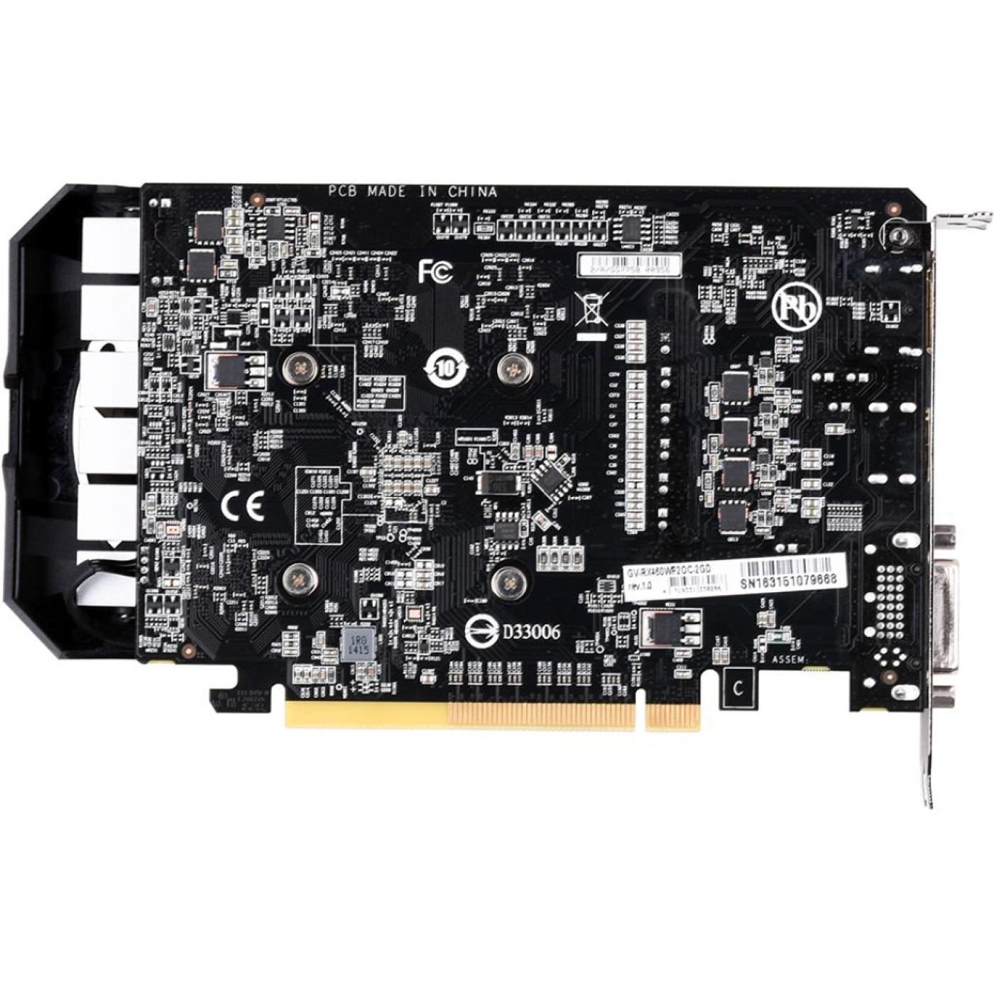 Видеокарта Gigabyte AMD Radeon RX 460 Windforce OC 2GB (GV-RX460WF2OC-2GD) (GV-RX460WF20C-2GD) (GDDR5, 128 bit, PCI-E 3.0 x8)