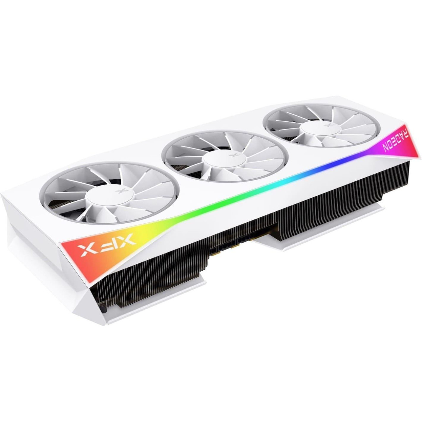 Відеокарта XFX AMD Radeon RX 9070 XT 16GB Mercury OC White Magnetic Air Edition with RGB (RX-97TMARGW9) (GDDR6, 256 bit, PCI-E v5.0 x16)