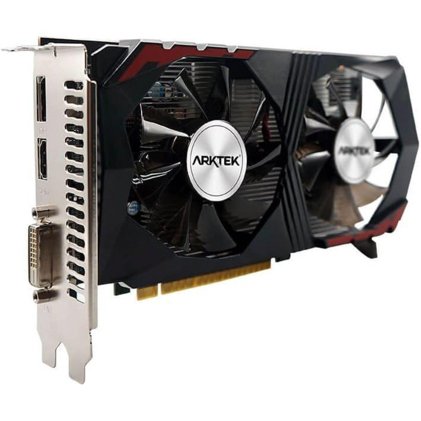 Видеокарта Arktek AMD Radeon RX 560 4Gb GDDR5, 128-bit, DVI/HDMI/DP, 1176/6000 MHz (AKR560D5S4GH1) (GDDR5, 128 bit, PCI-E 3.0 x16)