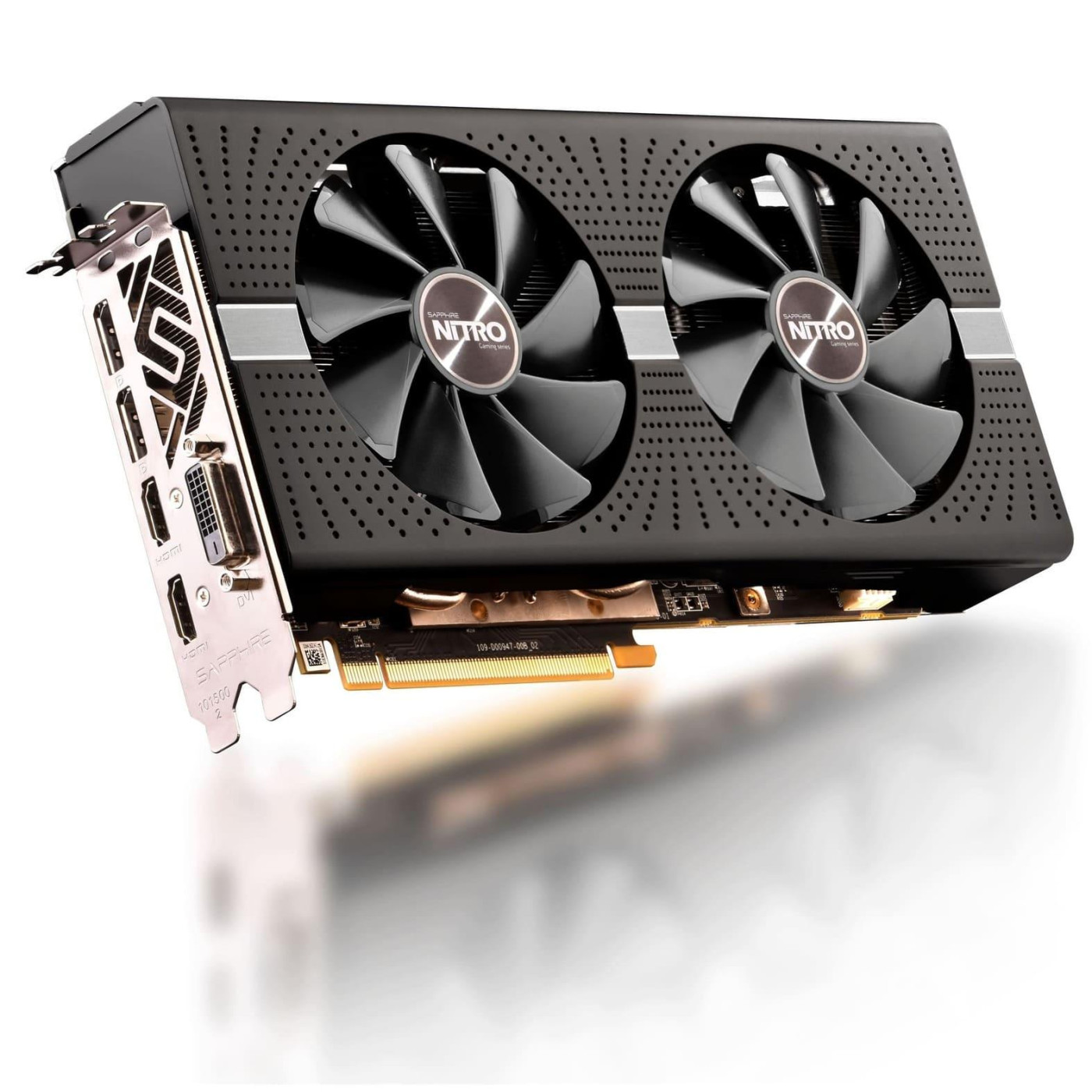 Відеокарта Sapphire AMD Radeon RX 580 4Gb Nitro+ (11265-07-20G) (GDDR5, 256 bit, PCI-E 3.0 x16) Б/в