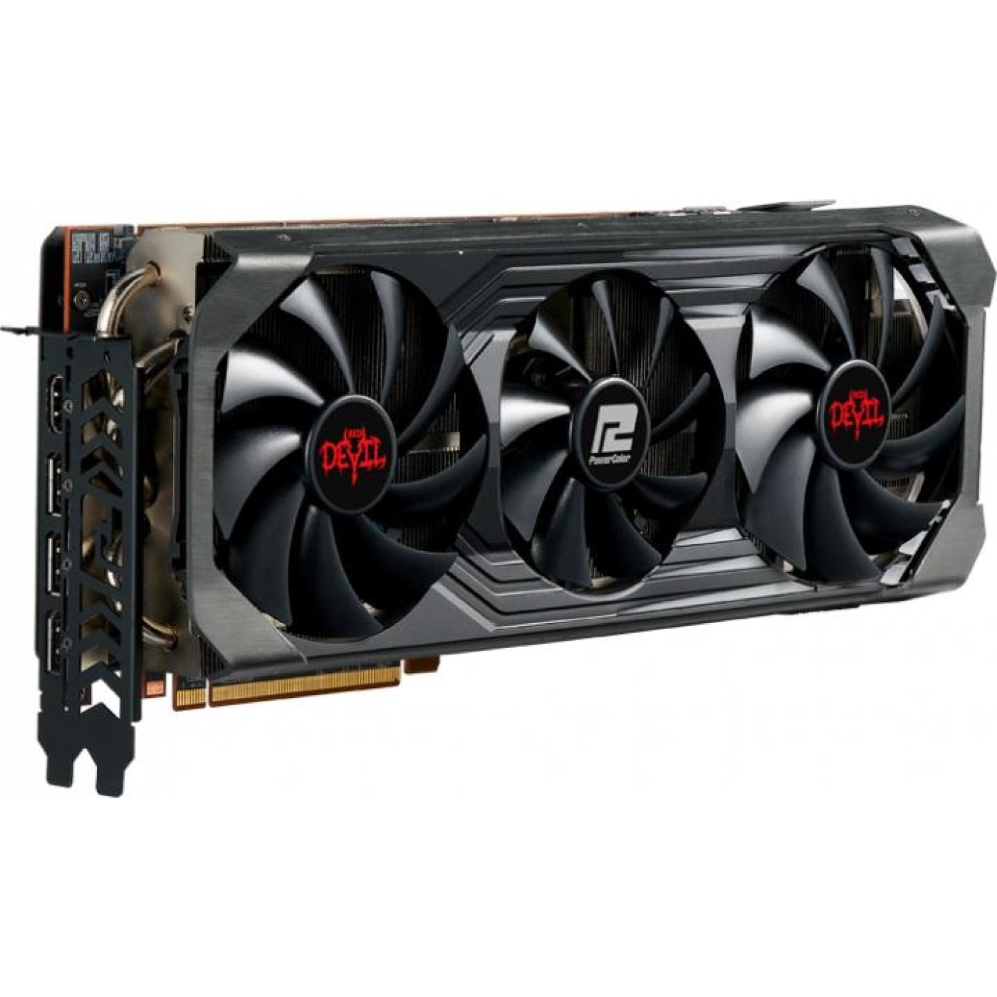 Видеокарта PowerColor AMD Radeon RX 6800 XT 16Gb Red Devil (AXRX 6800XT 16GBD6-3DHE/OC) (GDDR6, 256 bit, PCI-E v4.0) Б/у