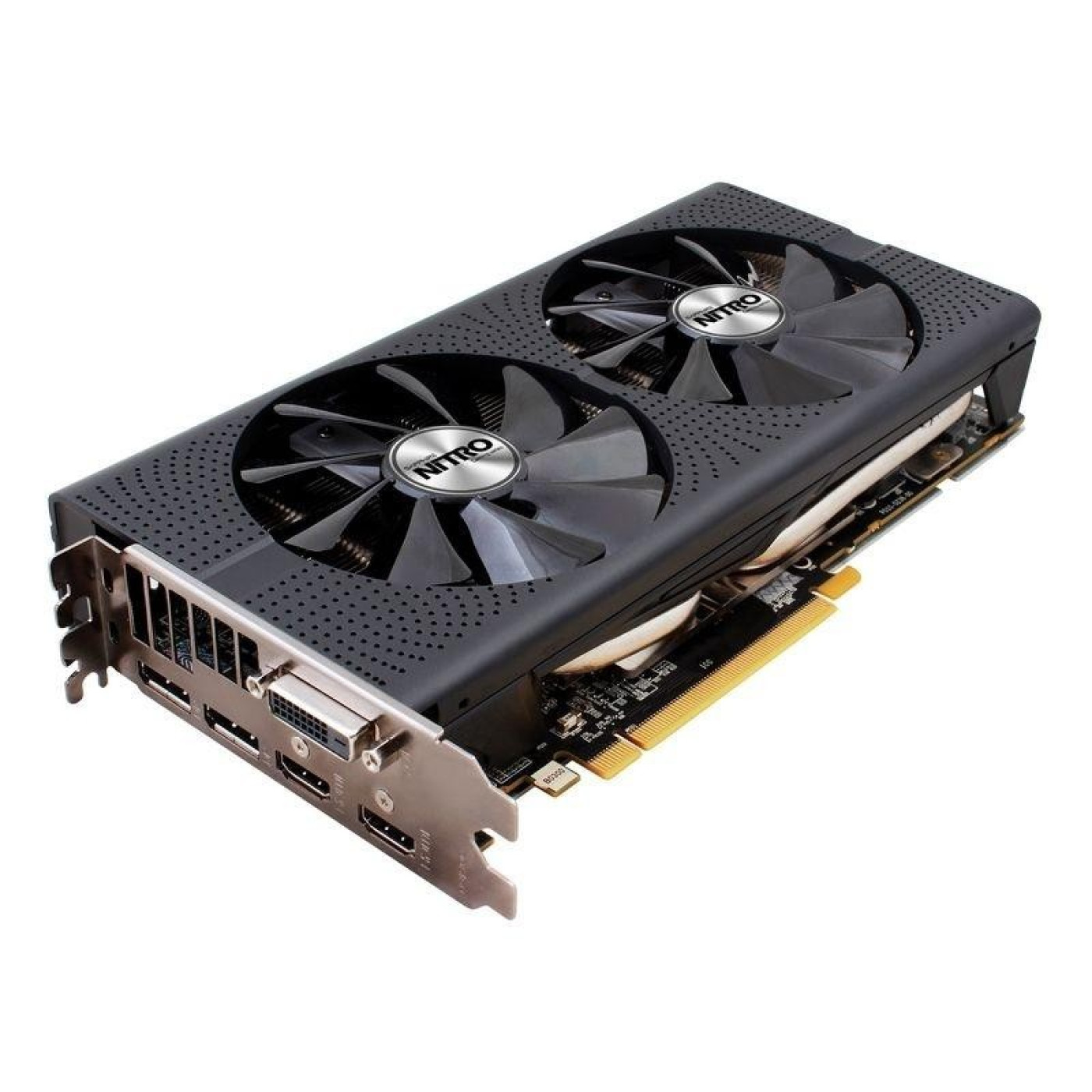 Видеокарта Sapphire AMD Radeon RX 480 4Gb Nitro+ (11260-02) (GDDR5, 256 bit, PCI-E 3.0 x16) Б/у