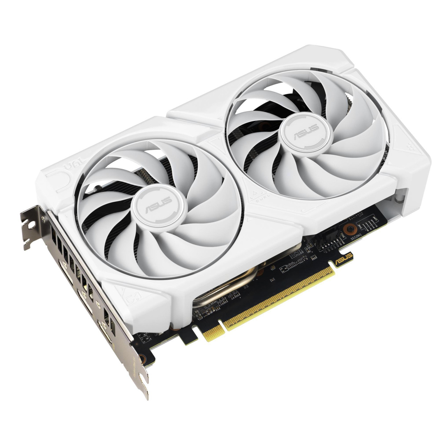 Відеокарта ASUS AMD Radeon RX 9060 XT 16GB Dual White (DUAL-RX9060XT-16G-WHITE) (GDDR6, 128 bit, PCI-E v5.0 x16)