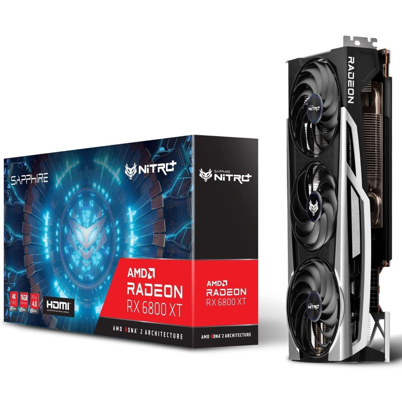 Відеокарта Sapphire AMD Radeon RX 6800 XT 16GB Nitro+ (11304-02-20G) (11304-99-90G) (GDDR6, 256 bit, PCI-E v4.0 x16) Б/в