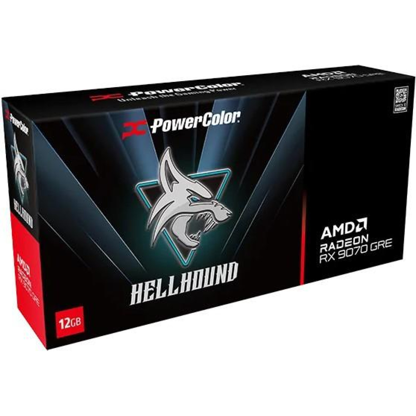 Видеокарта PowerColor AMD Radeon RX 9070 12GB GRE Hellhound (RX9070GRE 12G-L/OC) (GDDR6, 192 bit, PCI-E v5.0 x16)