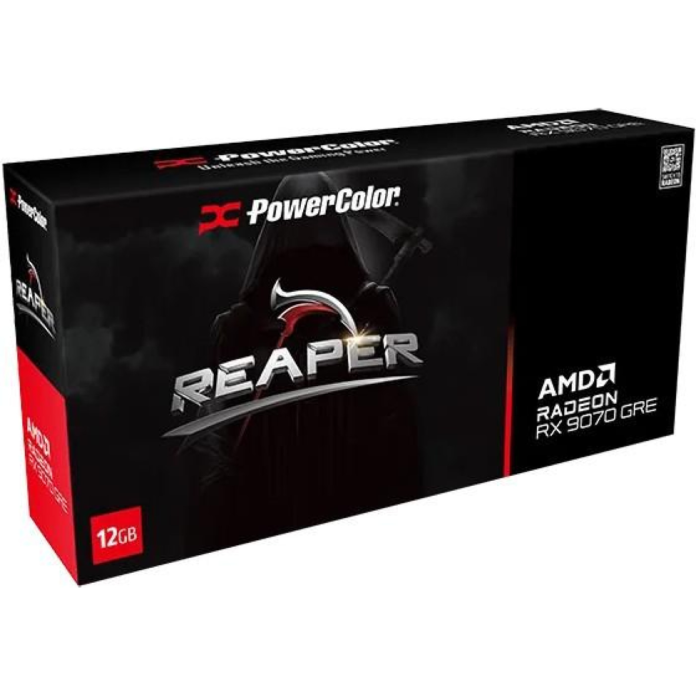 Видеокарта PowerColor AMD Radeon RX 9070 12GB GRE Reaper (RX9070GRE 12G-A) (GDDR6, 192 bit, PCI-E v5.0 x16)