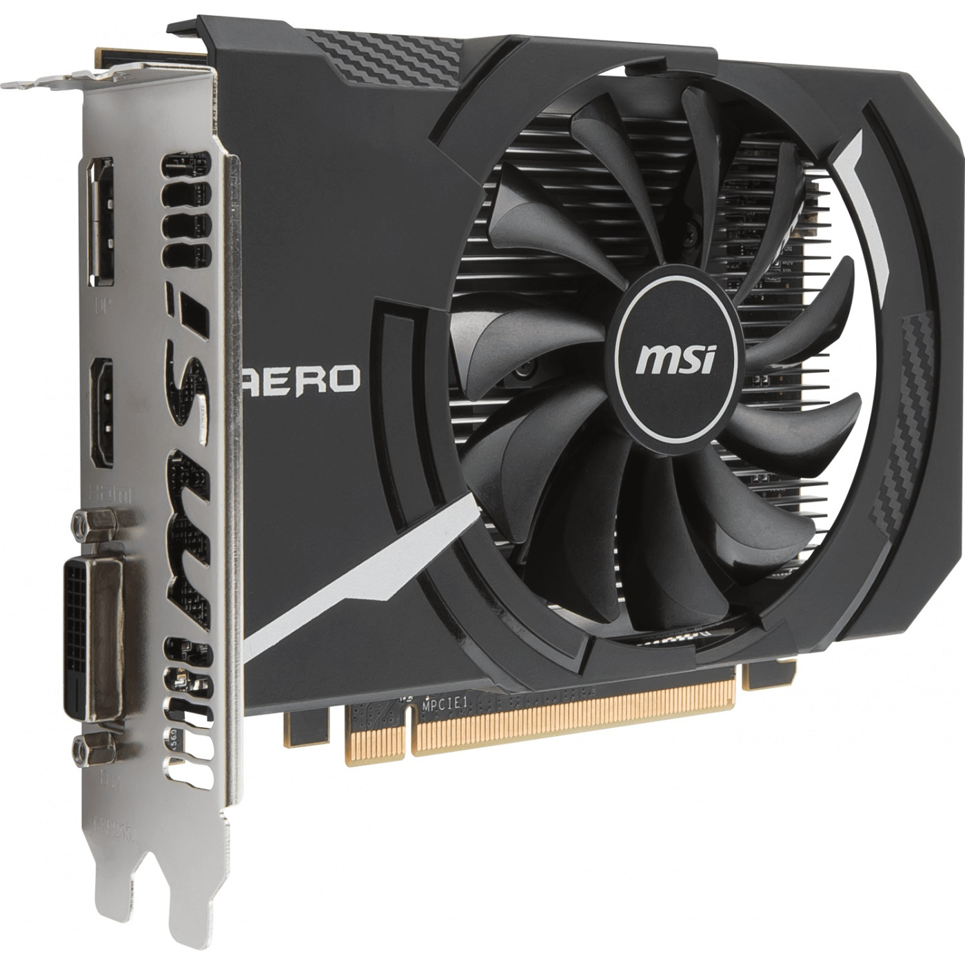 Видеокарта MSI AMD Radeon RX 560 4Gb AERO ITX OC (RX 560 4Gb AERO ITX OC) (RX 560 2Gb AERO ITX OC) (GDDR5, 128 bit, PCI-E 3.0 x16)