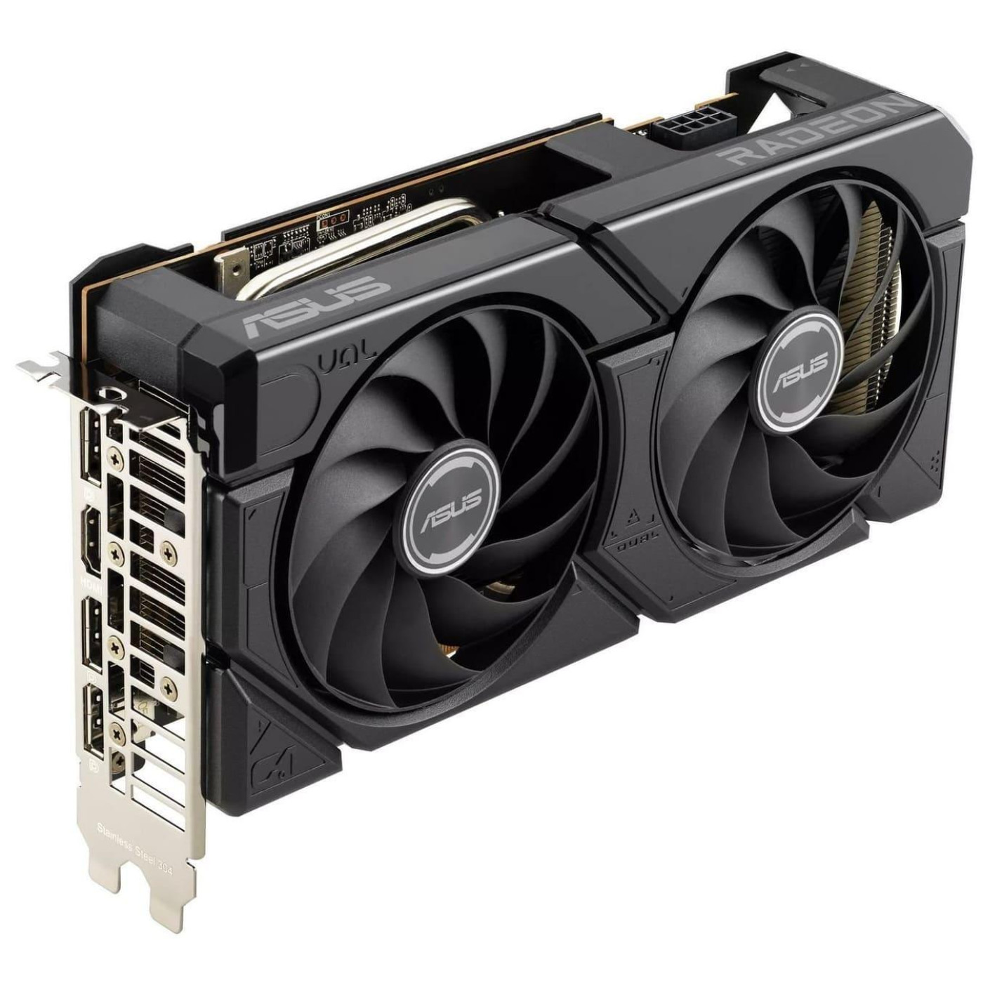 Відеокарта ASUS AMD Radeon RX 7600 8GB DUAL OC EVO (DUAL-RX7600-O8G-EVO) (GDDR6, 128 bit, PCI-E v4.0)