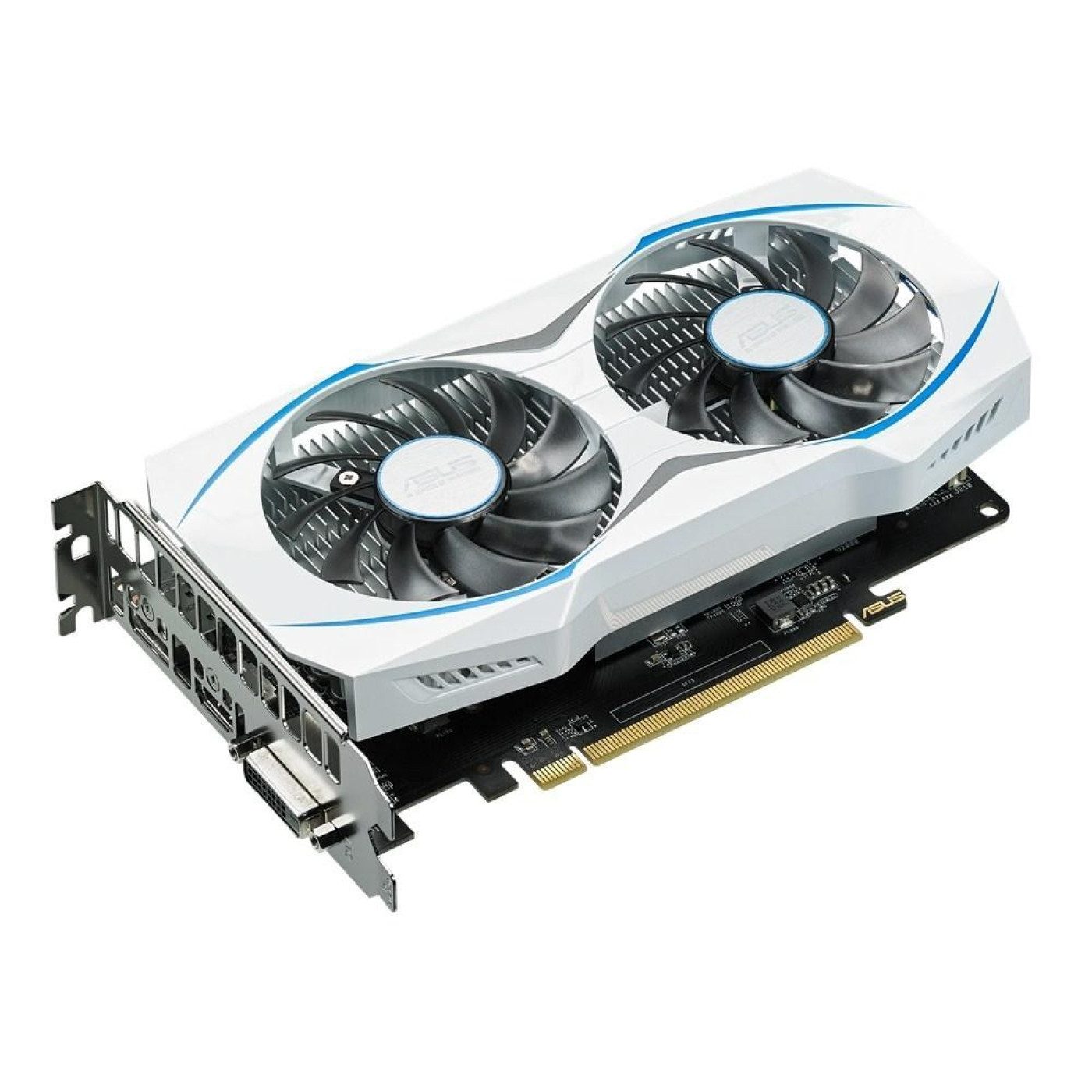 Видеокарта ASUS AMD Radeon RX 460 2Gb Dual White OC (DUAL-RX460-O2G) (GDDR5, 128 bit, PCI-E 3.0 x16) Б/у