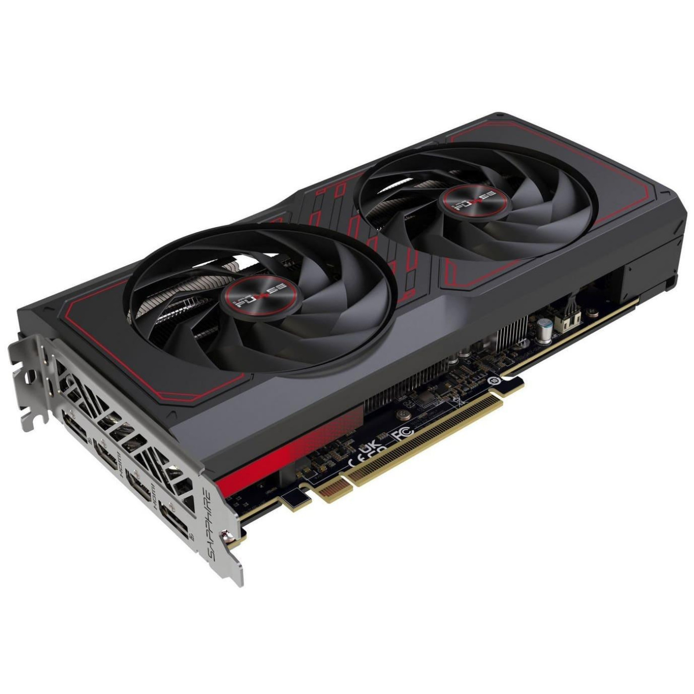 Відеокарта Sapphire AMD Radeon RX 7600 XT 16GB PULSE GAMING OC (11339-99-90G) (11339-04-20G) (GDDR6, 128 bit, PCI-E v4.0) FR