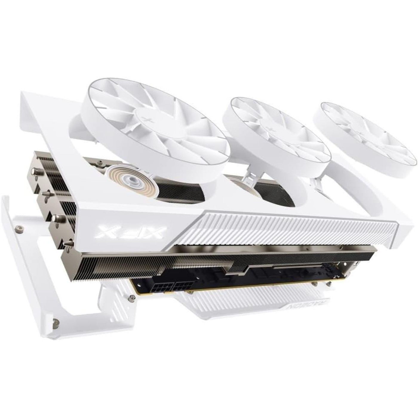 Відеокарта XFX AMD Radeon RX 7800 XT 16GB Quicksilver Magnetic Air Gaming Arctic White (RX-78TMAIRW9) (GDDR6, 256 bit, PCI-E v4.0 x16)