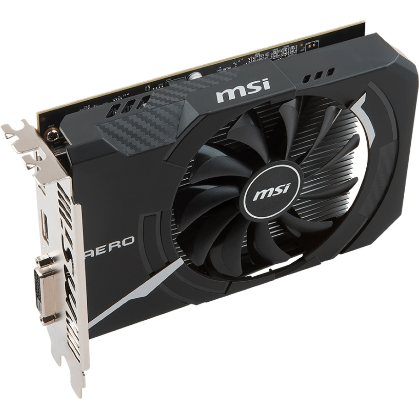 Видеокарта MSI AMD Radeon RX 560 AERO ITX 4Gb (RX 560 AERO ITX 4G OC) (GDDR5, 128 bit, PCI-E 3.0 x16)