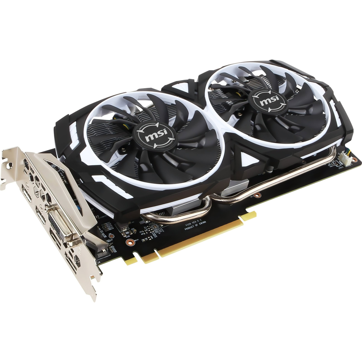 Видеокарта MSI GTX 1060 6Gb Armor OCV1 (GTX 1060 ARMOR 6G OCV1) (GDDR5, 192 bit, PCI-E 3.0 x16) Б/у