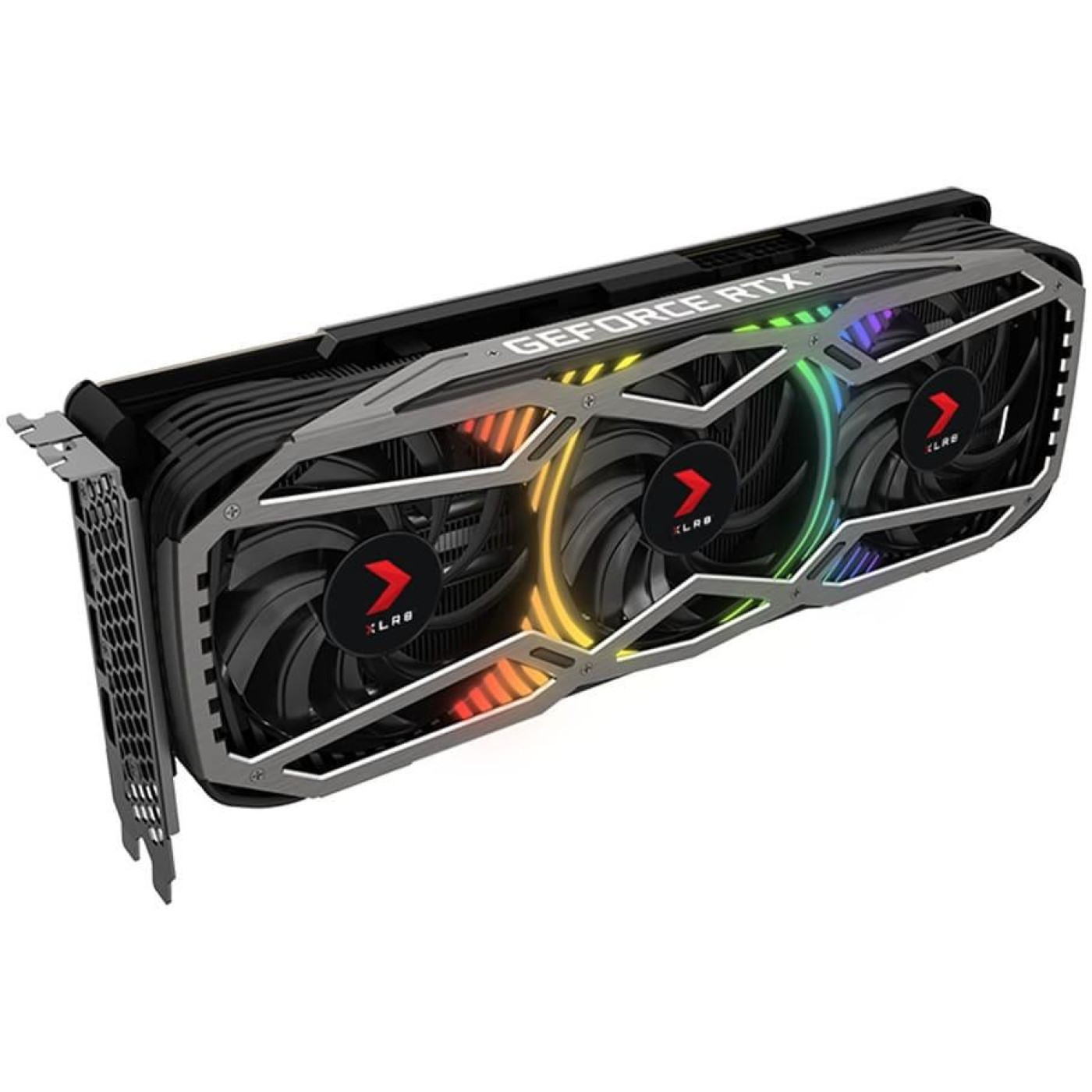 Відеокарта PNY RTX 3070 8Gb XLR8 Gaming Revel EPIC-X RGB Triple Fan Edition (VCG30708TFXPPB) (GDDR6, 256 bit, PCI-E v4.0 x16) Б/в
