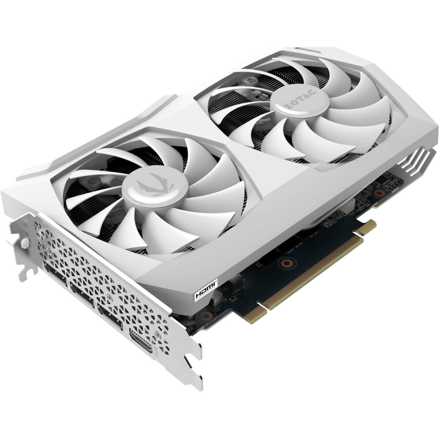 Відеокарта Zotac RTX 3060 12Gb AMP White Edition (ZT-A30600F-10P) (GDDR6, 192 bit, PCI-E v4.0 x16) Б/в