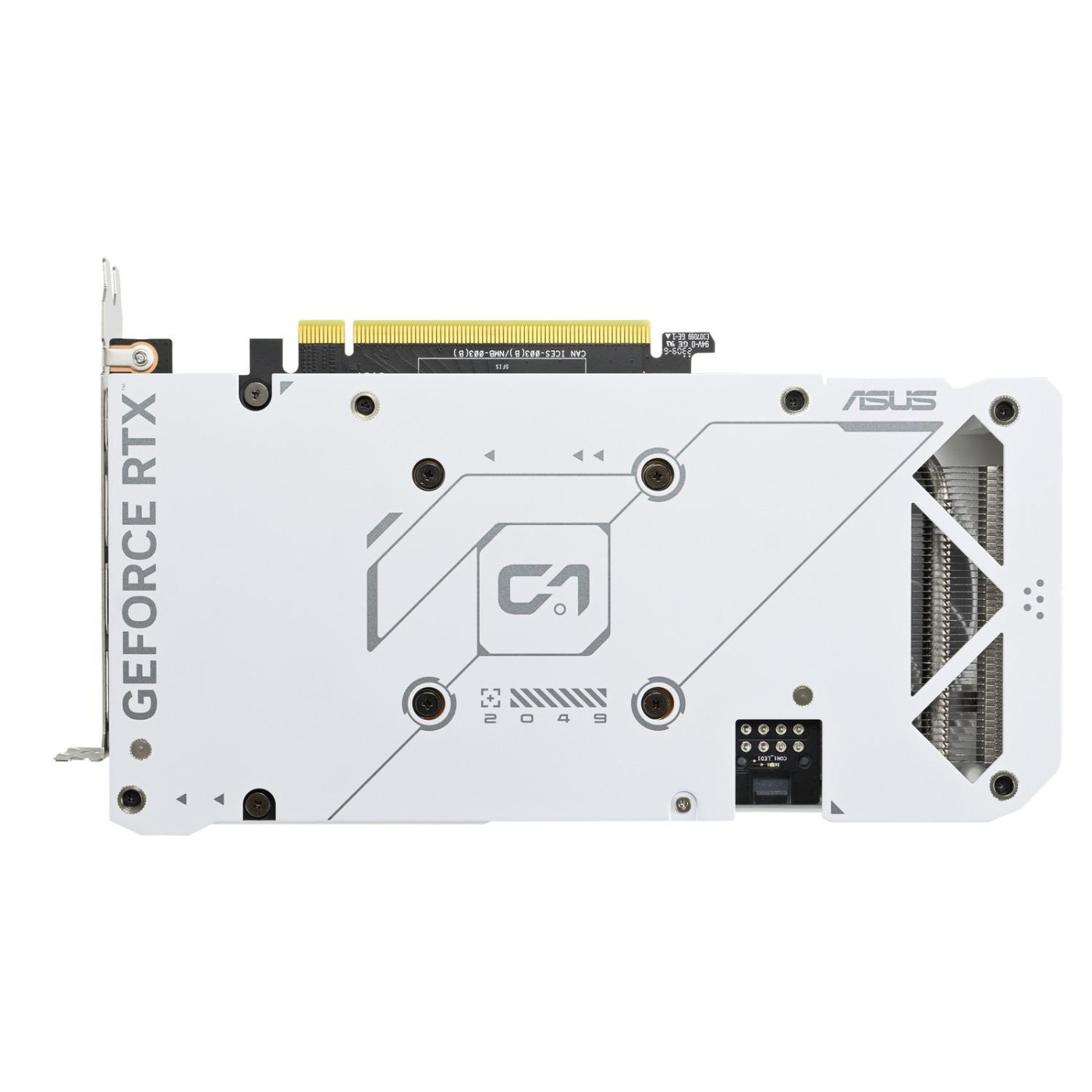 Видеокарта ASUS RTX 4060 TI 8GB DUAL OC WHITE (DUAL-RTX4060TI-O8G-WHITE) (GDDR6, 128 bit, PCI-E v4.0) Б/у