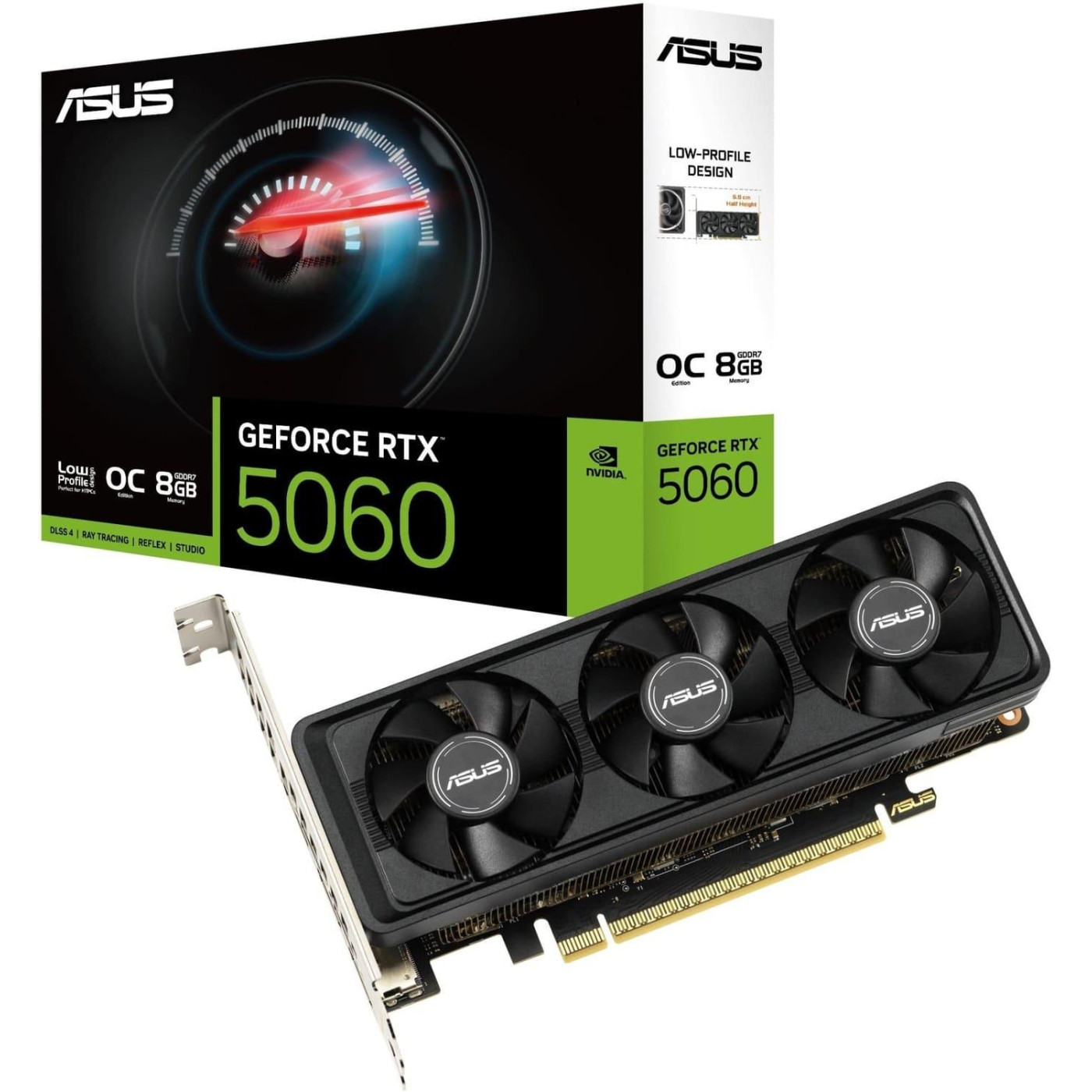 Видеокарта ASUS RTX 5060 8GB LP BRK OC (RTX5060-O8G-LP-BRK) (GDDR7, 128 bit, PCI-E v5.0 x16)